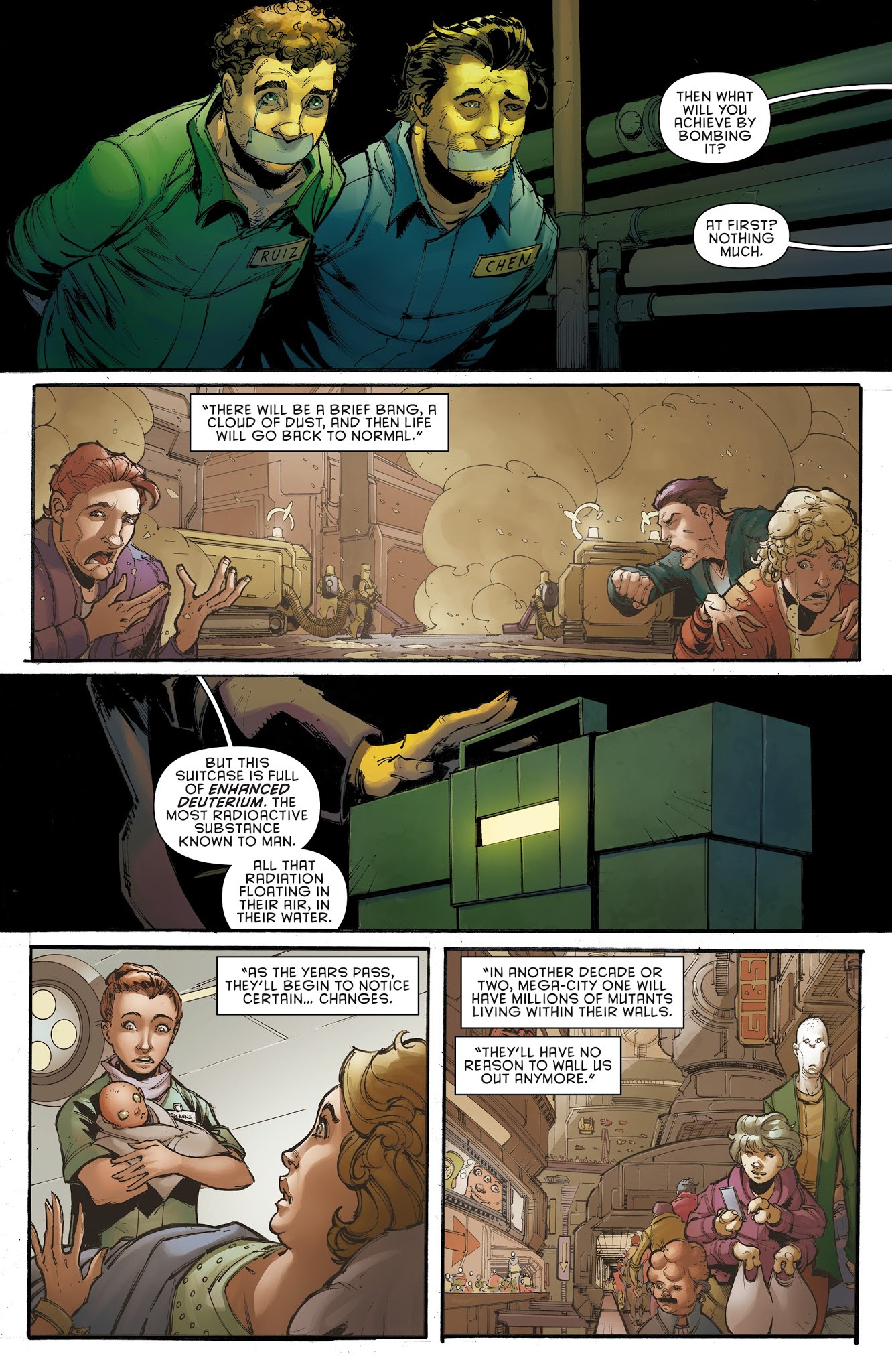 Read online Judge Dredd: Under Siege comic -  Issue #4 - 7