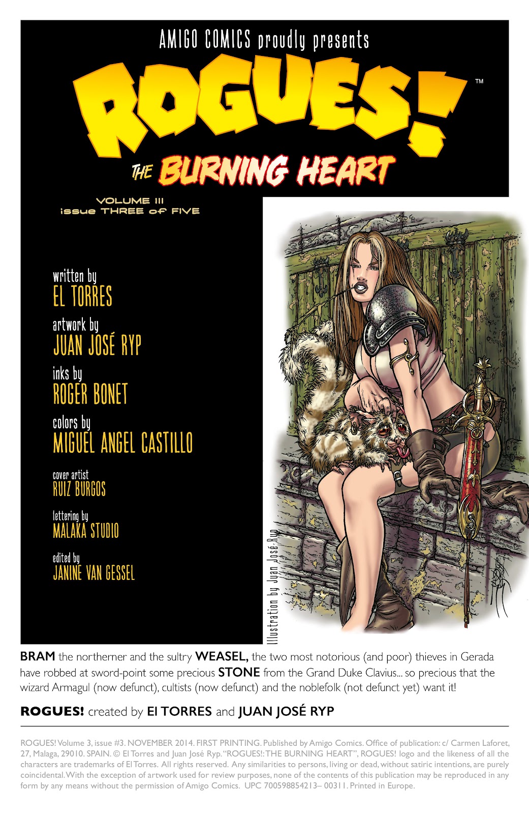 Rogues!: The Burning Heart issue 3 - Page 2