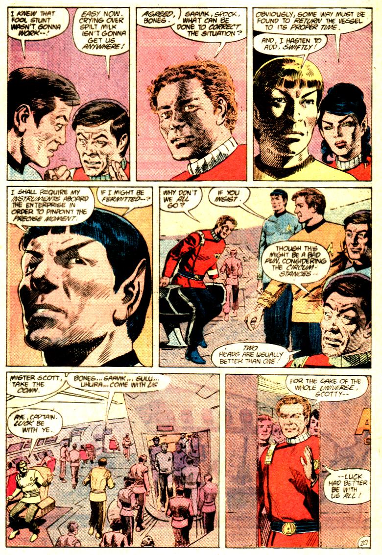 Read online Star Trek (1984) comic -  Issue #33 - 20
