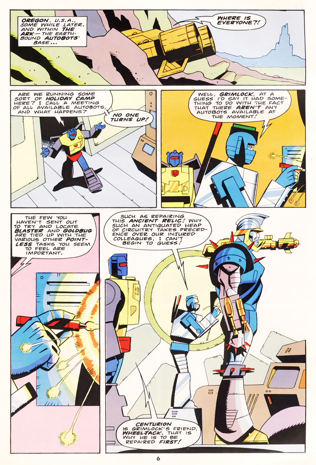 Read online The Transformers (UK) comic -  Issue #125 - 6