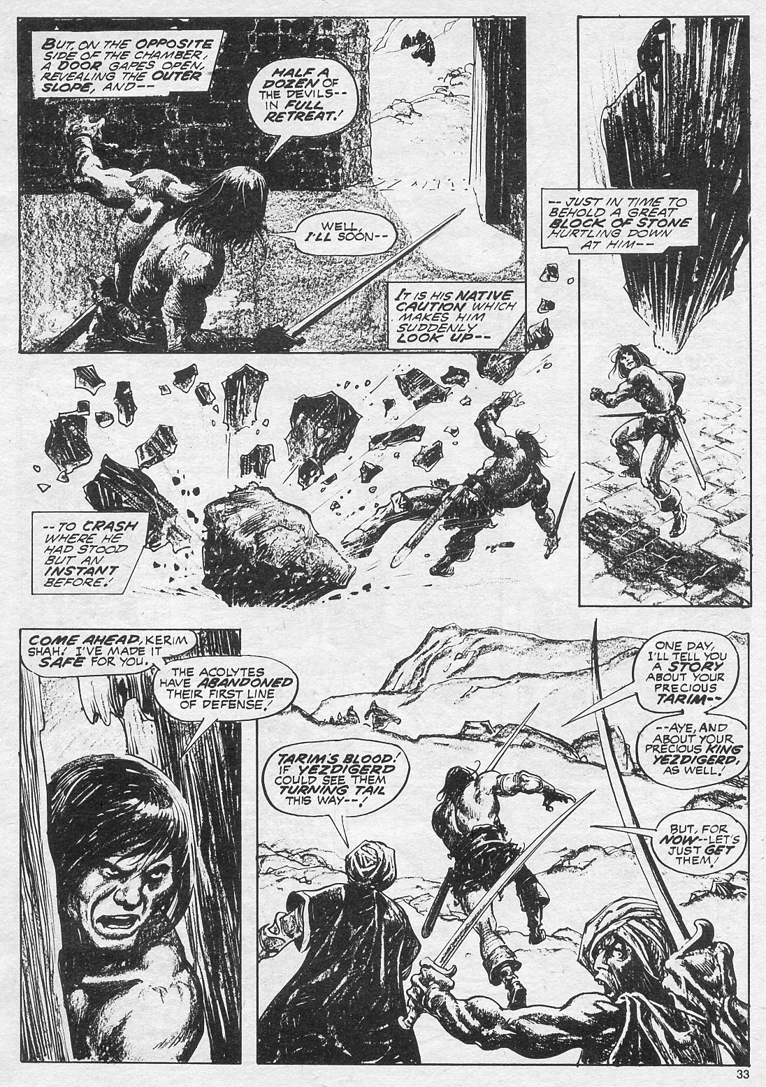 Read online The Savage Sword Of Conan comic -  Issue #18 - 33