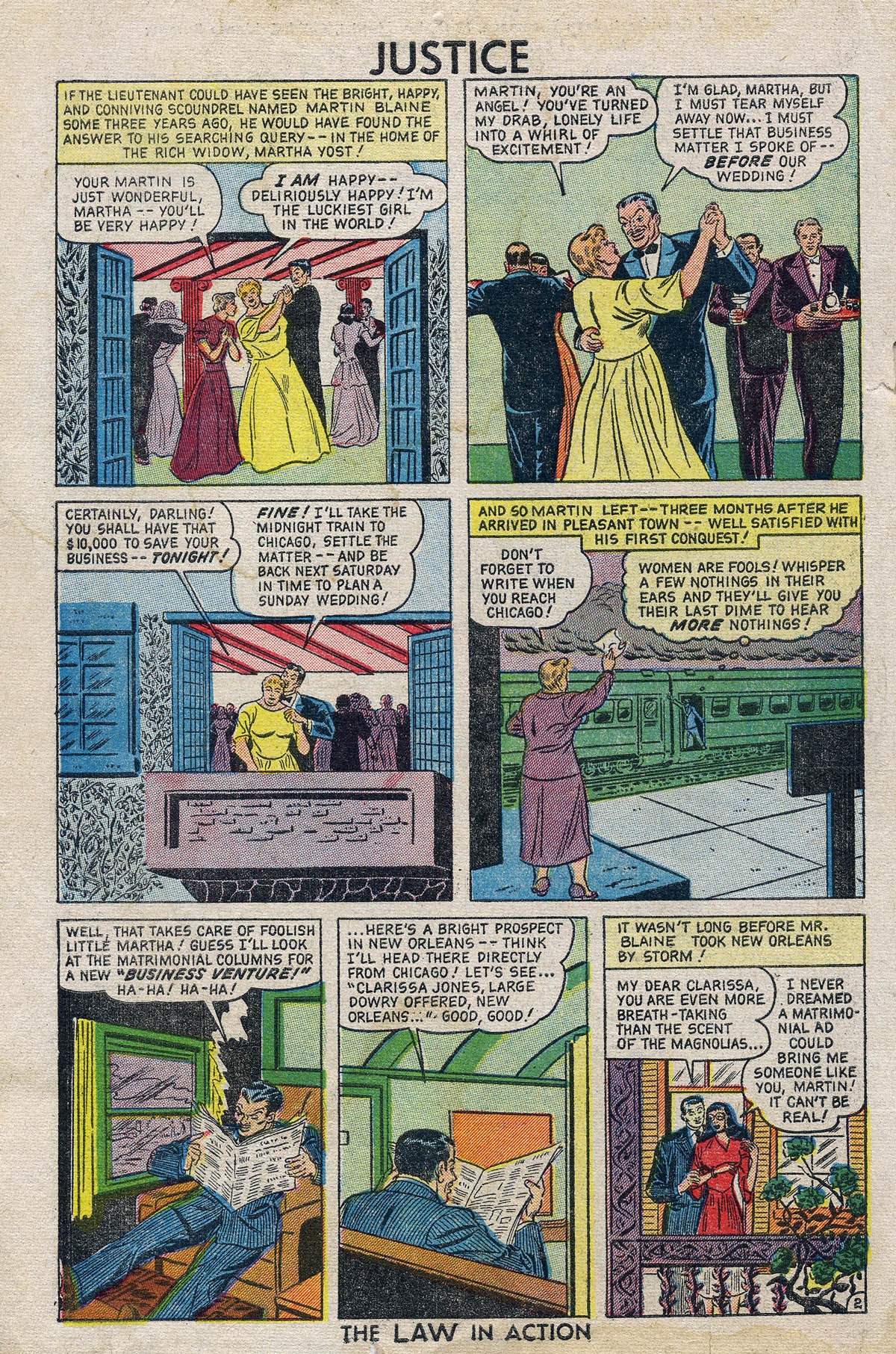 Read online Justice (1947) comic -  Issue #12 - 4