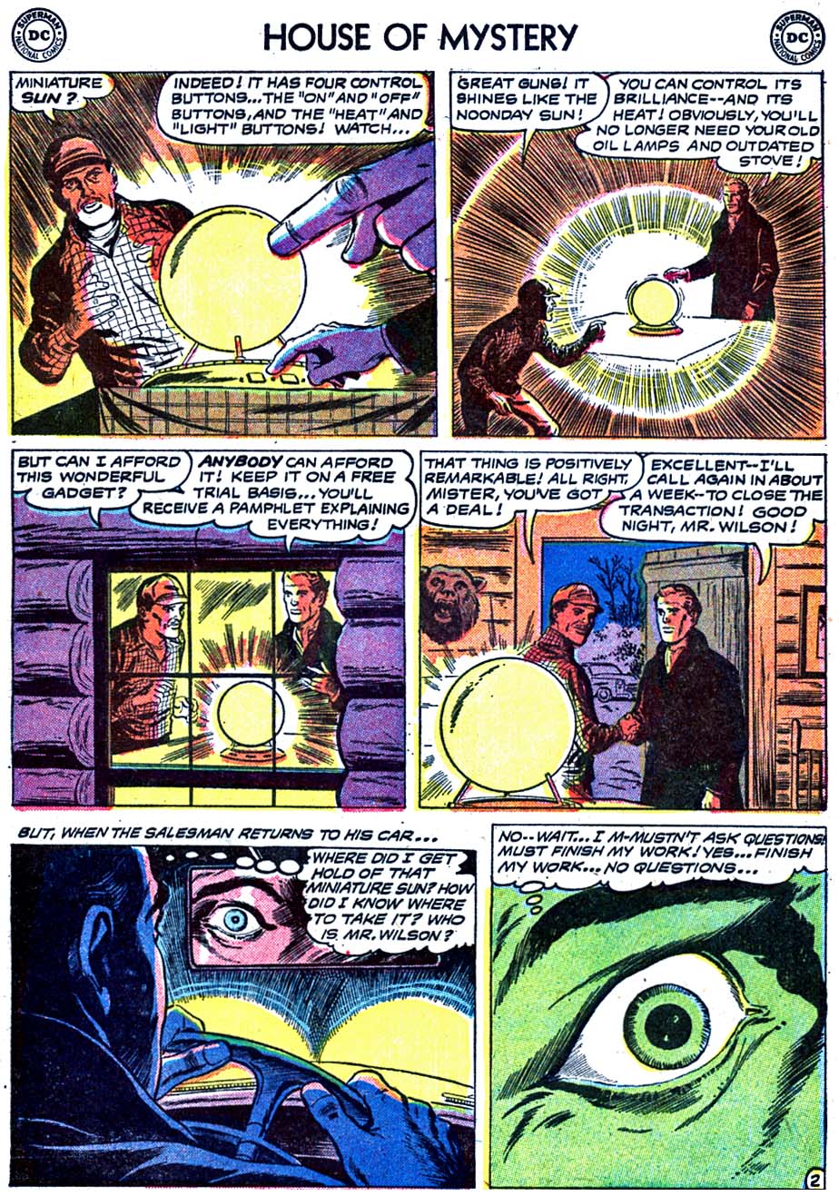 Read online House of Mystery (1951) comic -  Issue #85 - 4