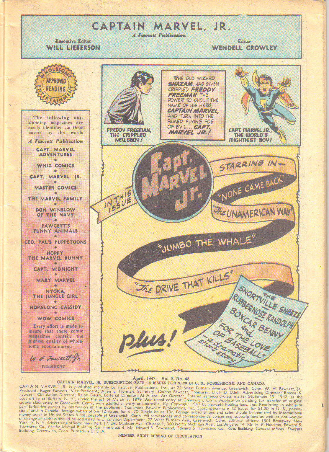 Read online Captain Marvel, Jr. comic -  Issue #48 - 3