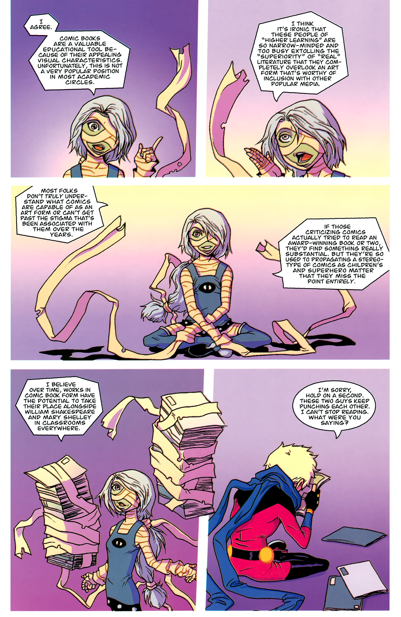 Read online Gladstone's School for World Conquerors (2011) comic -  Issue #4 - 14