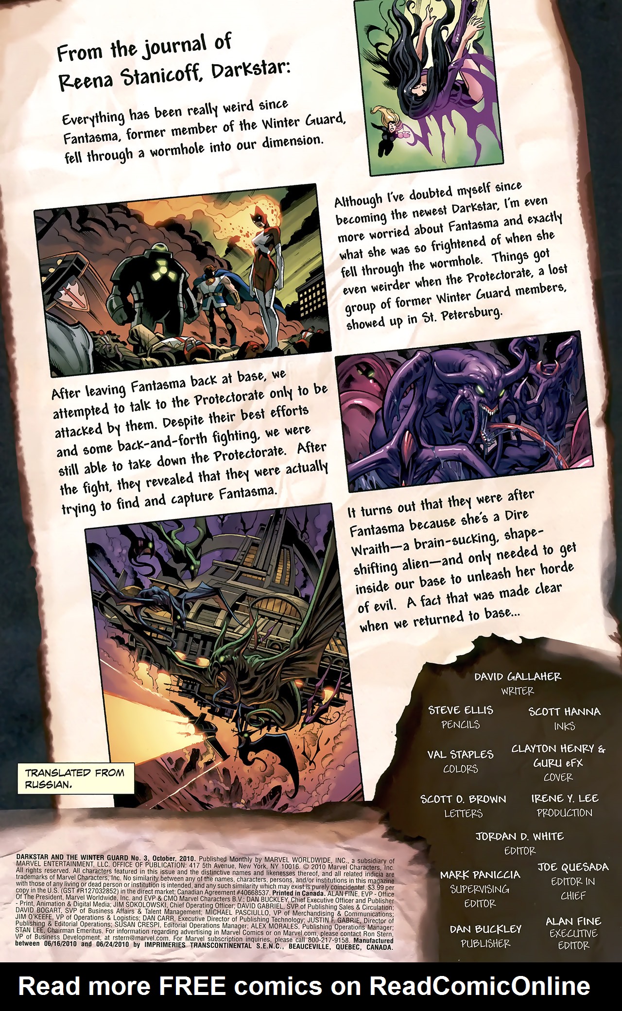 Read online Darkstar & The Winter Guard comic -  Issue #3 - 2