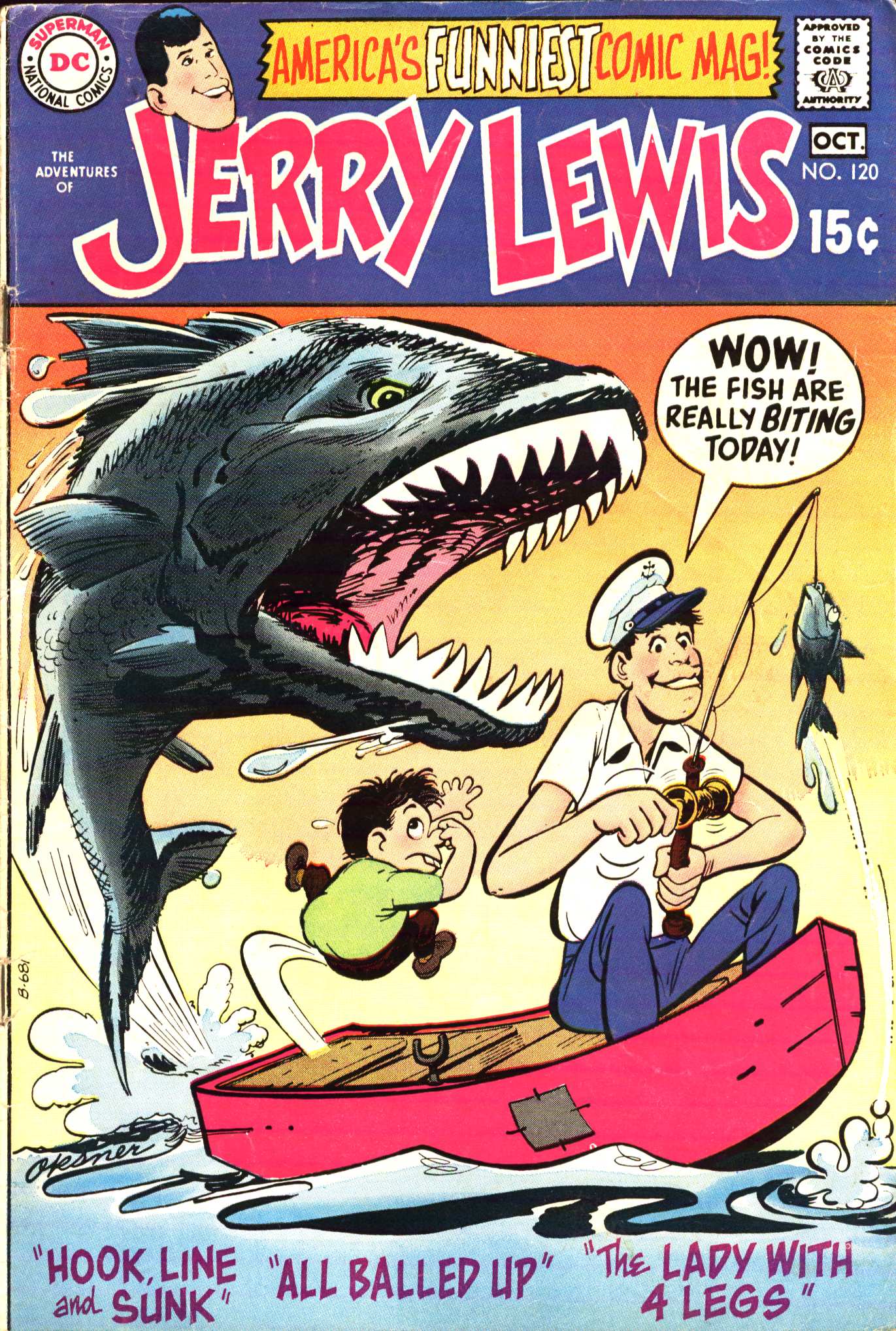 Read online The Adventures of Jerry Lewis comic -  Issue #120 - 1