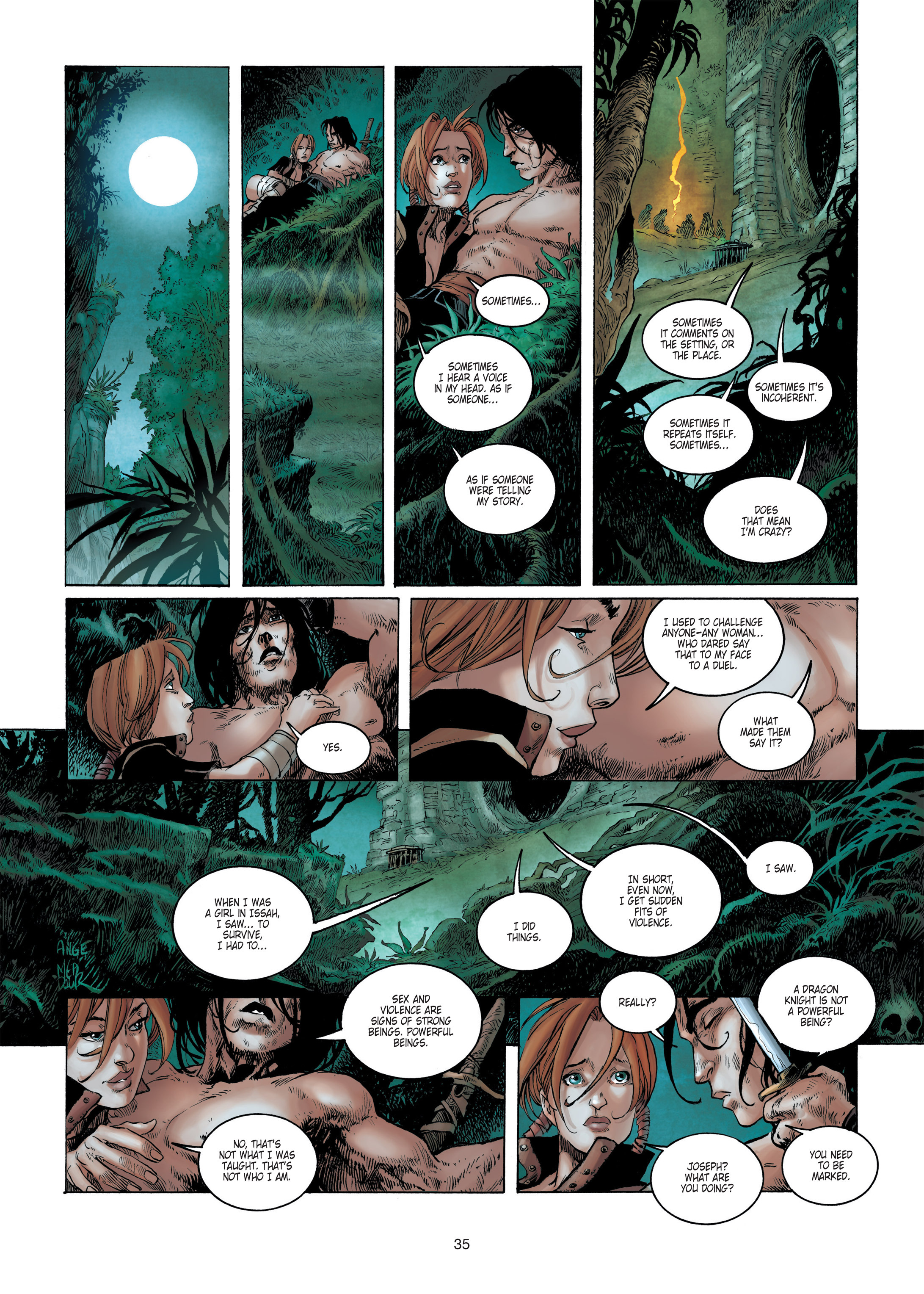 Read online Chronicles of the Dragon Knights comic -  Issue #8 - 35