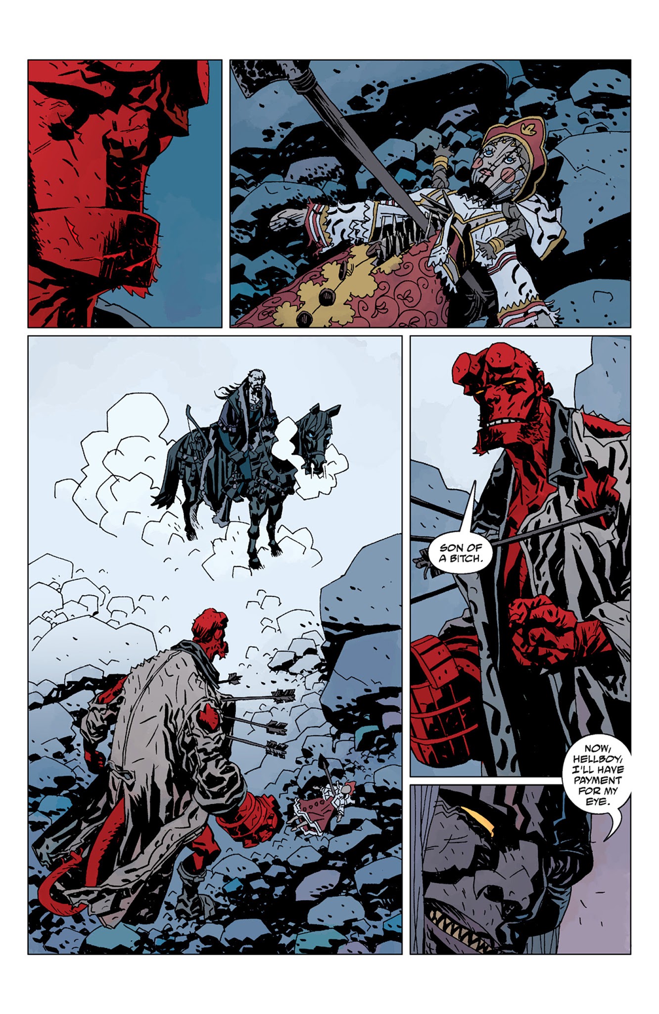 Read online Hellboy: Darkness Calls comic -  Issue # TPB - 111