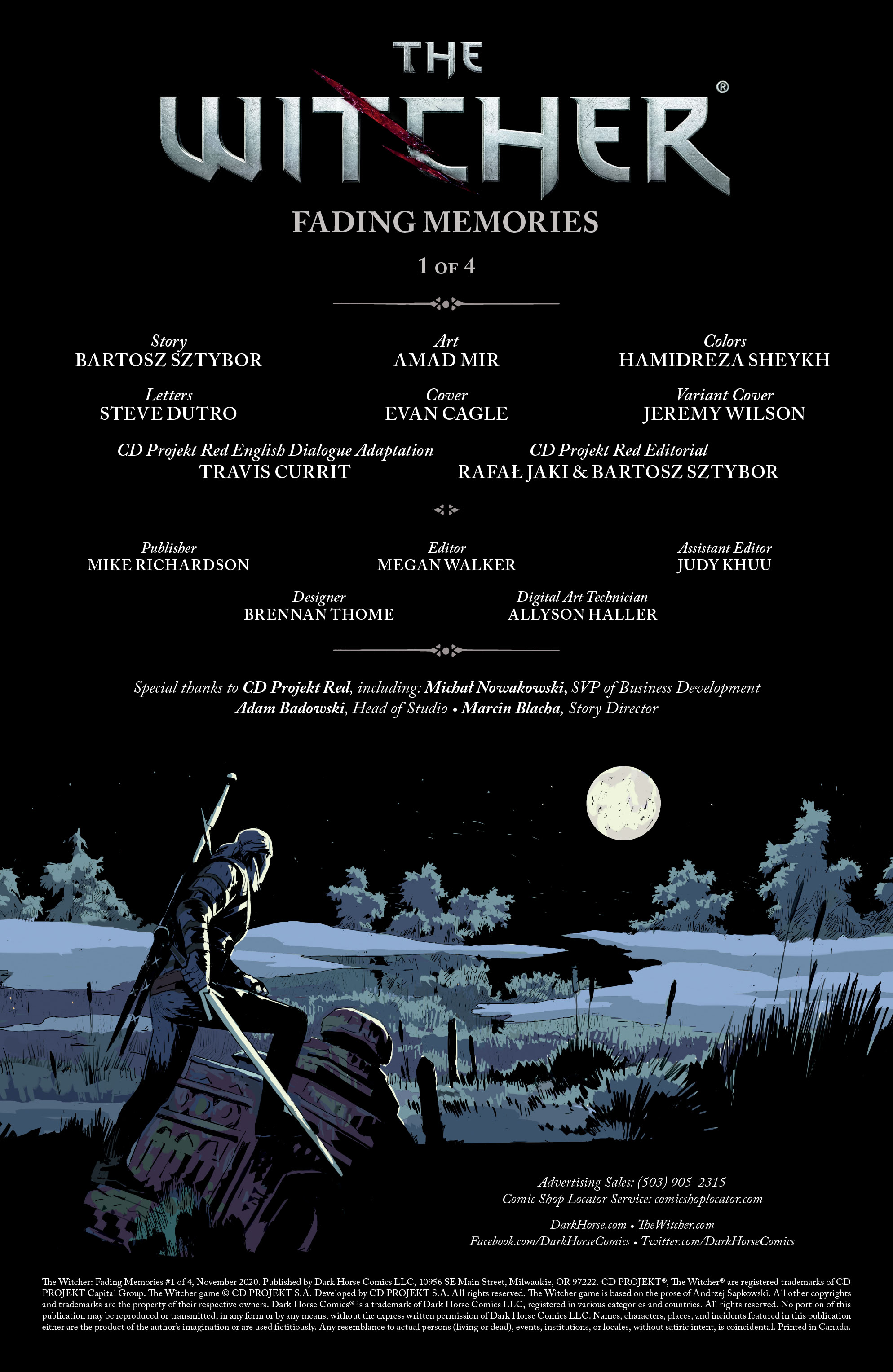 Read online The Witcher: Fading Memories comic -  Issue #1 - 2