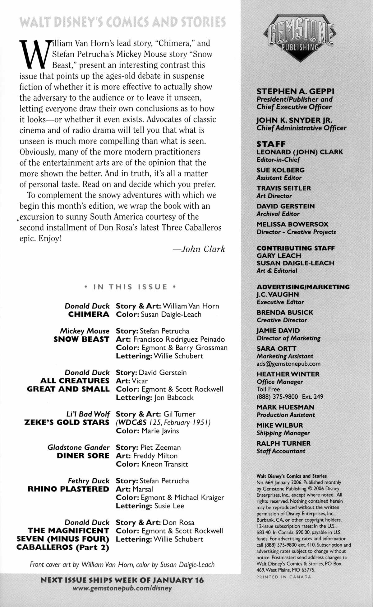 Read online Walt Disney's Comics and Stories comic -  Issue #664 - 2