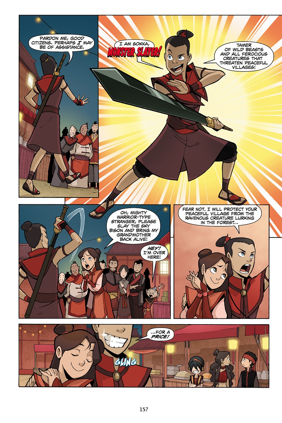 Nickelodeon Avatar: The Last Airbender - The Lost Adventures issue Full - Page 158