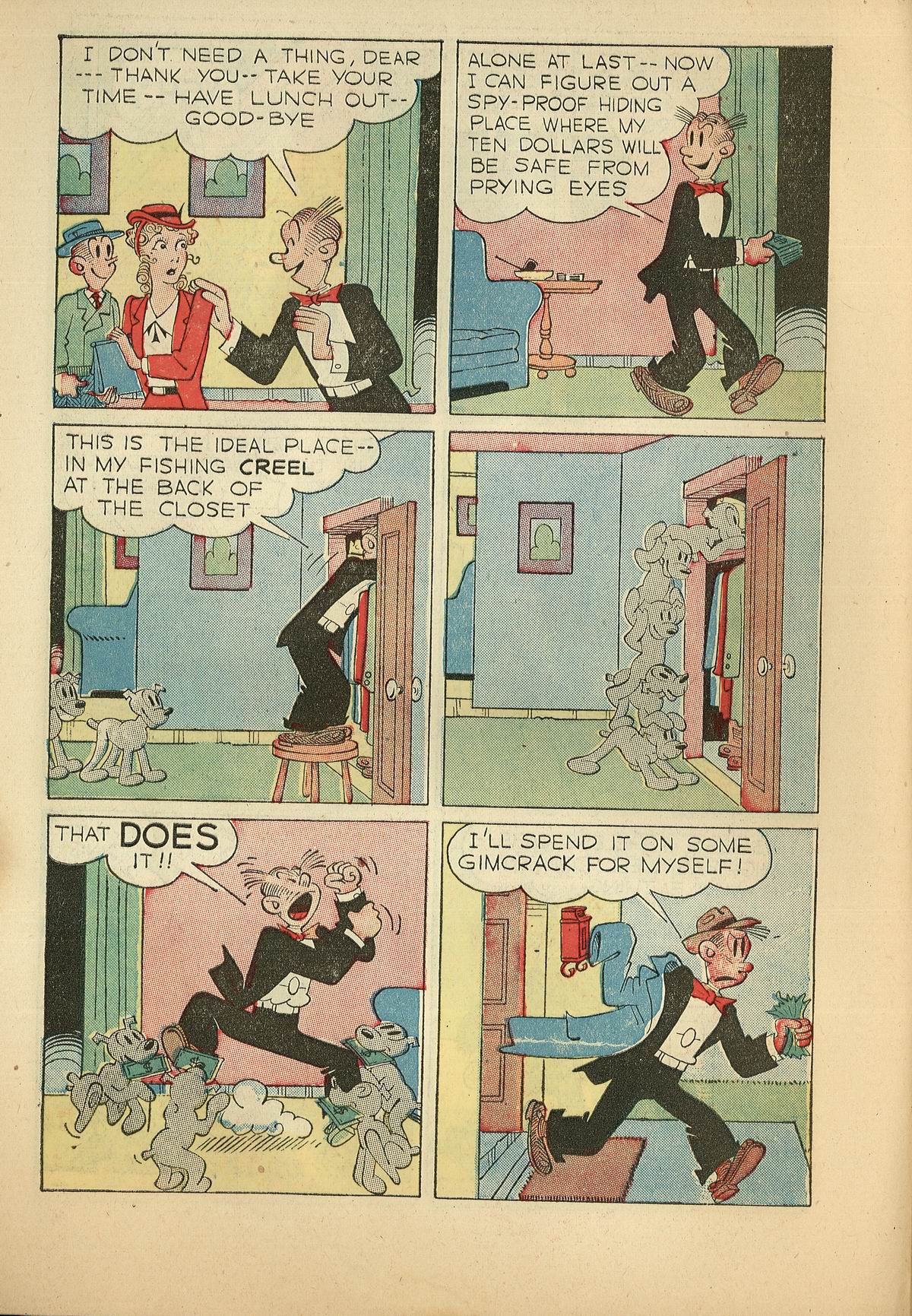 Read online Blondie Comics (1947) comic -  Issue #14 - 8