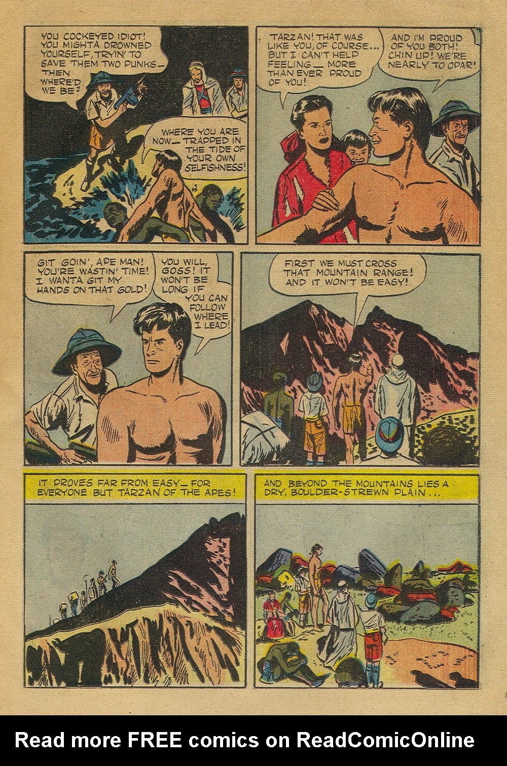 Read online Tarzan (1948) comic -  Issue #5 - 11