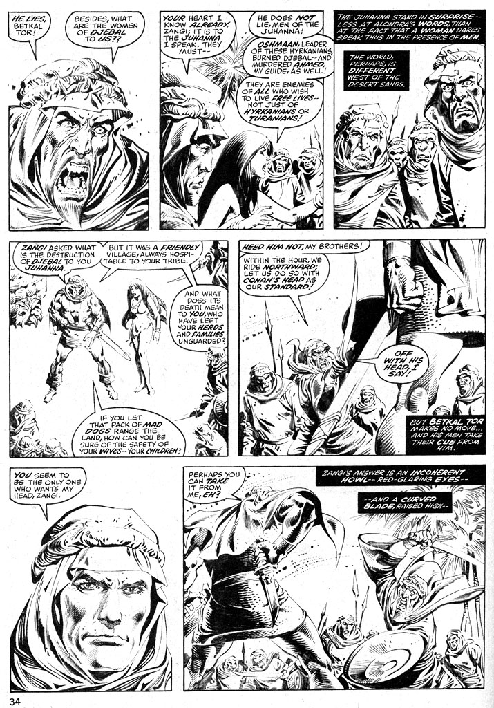 Read online The Savage Sword Of Conan comic -  Issue #37 - 34