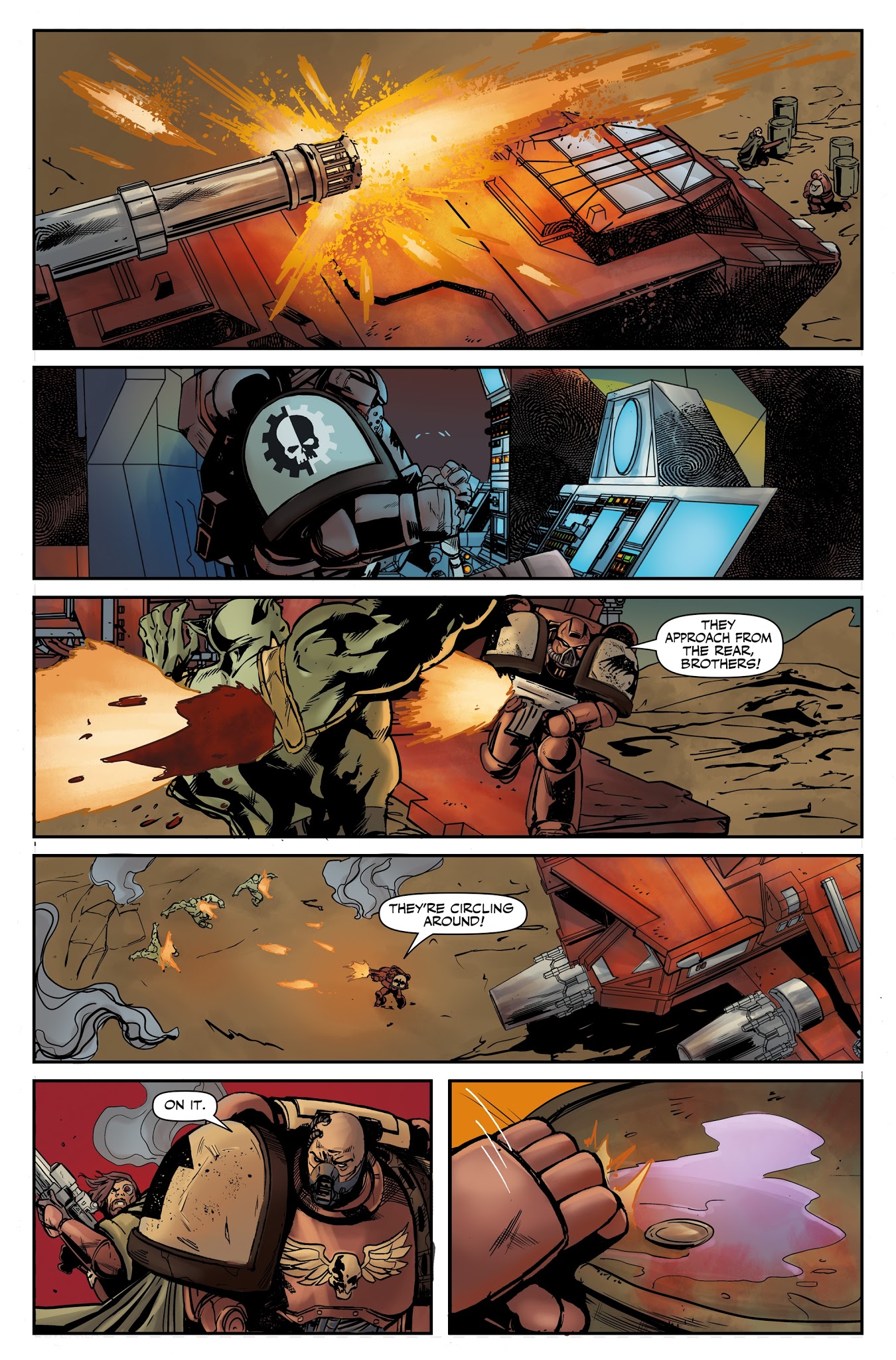Read online Warhammer 40,000: Dawn of War comic -  Issue #3 - 13