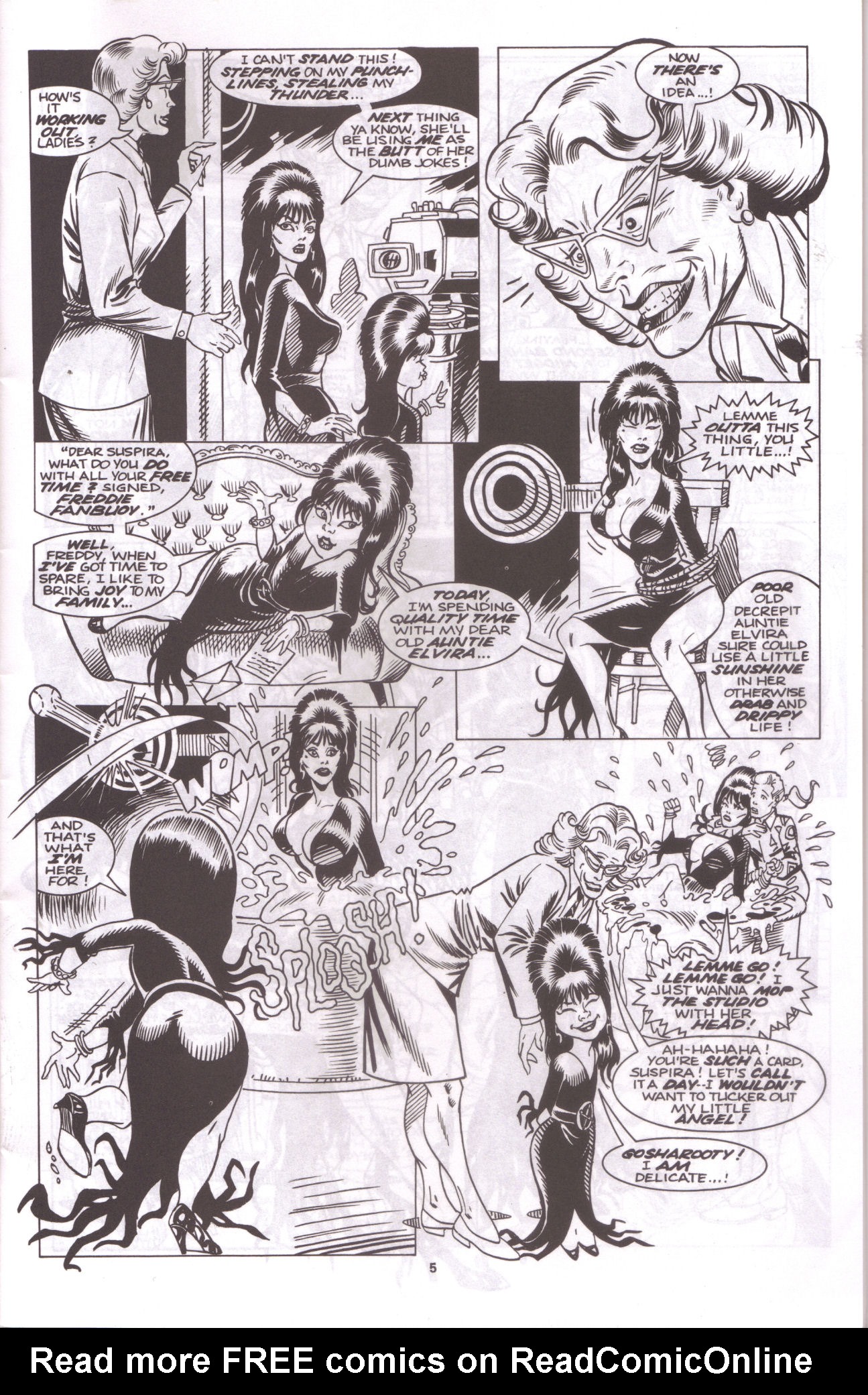 Read online Elvira, Mistress of the Dark comic -  Issue #16 - 7