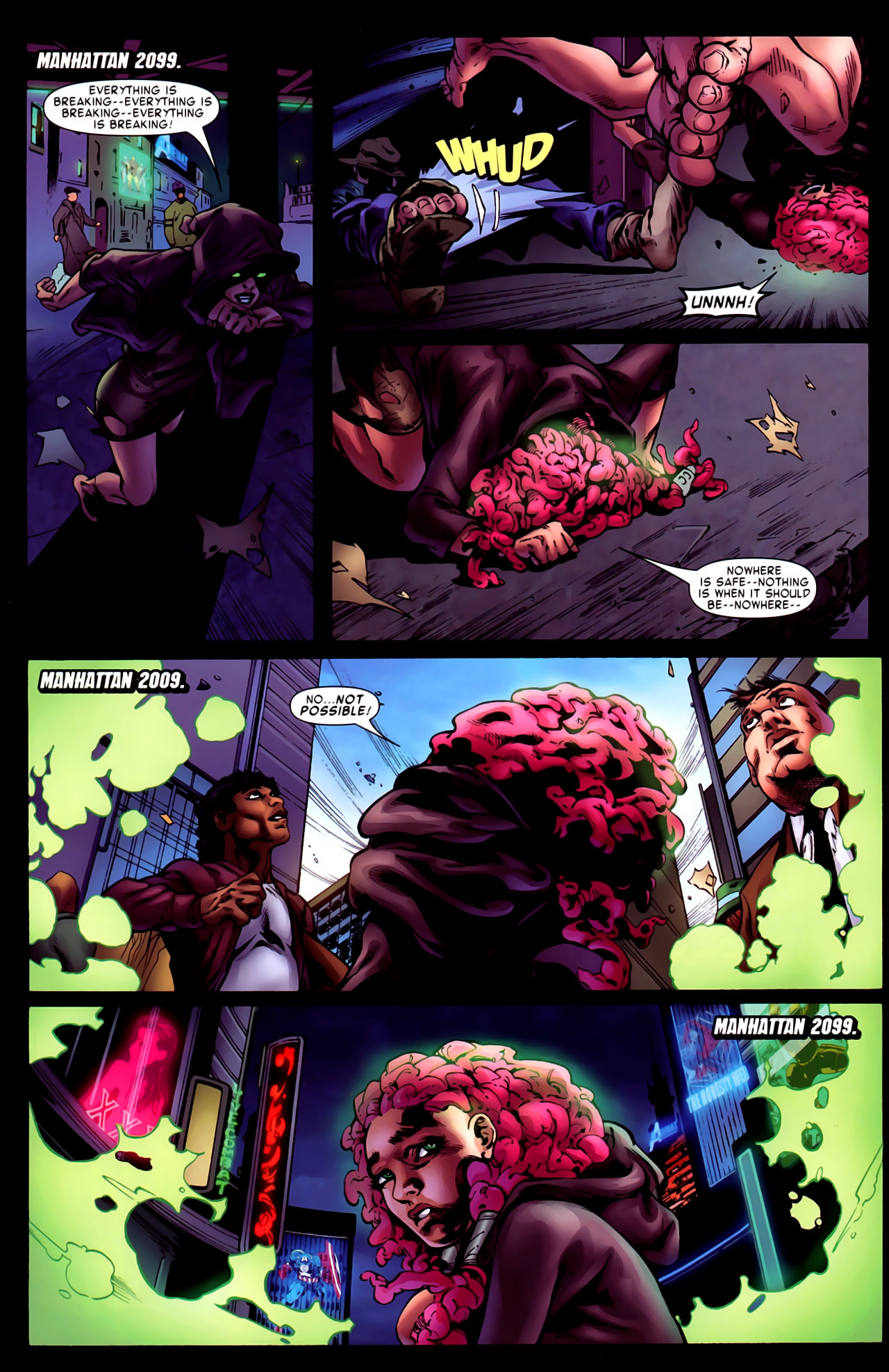 Read online Timestorm 2009/2099 comic -  Issue #3 - 21