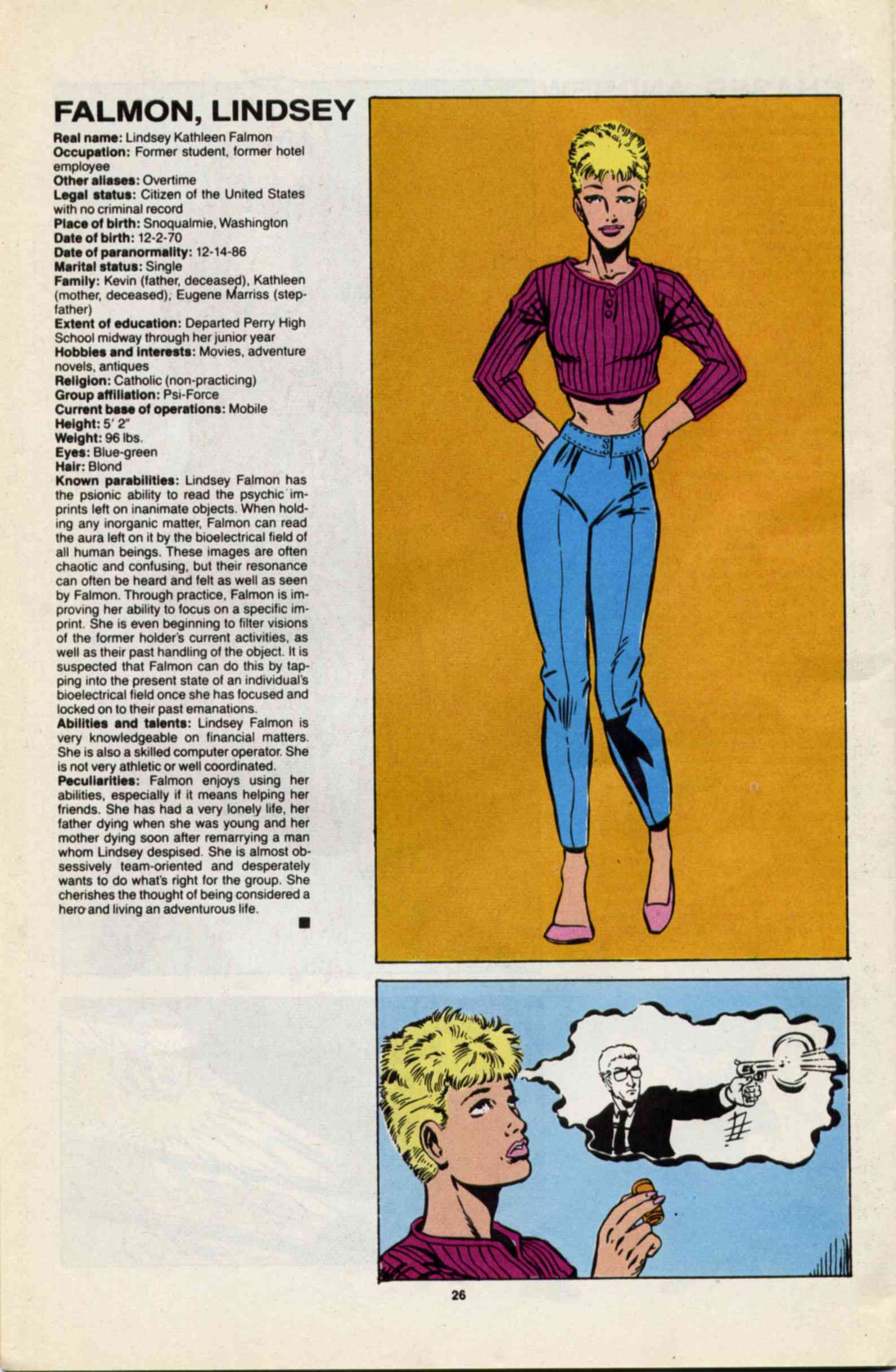 Read online Psi-Force comic -  Issue #23 - 28
