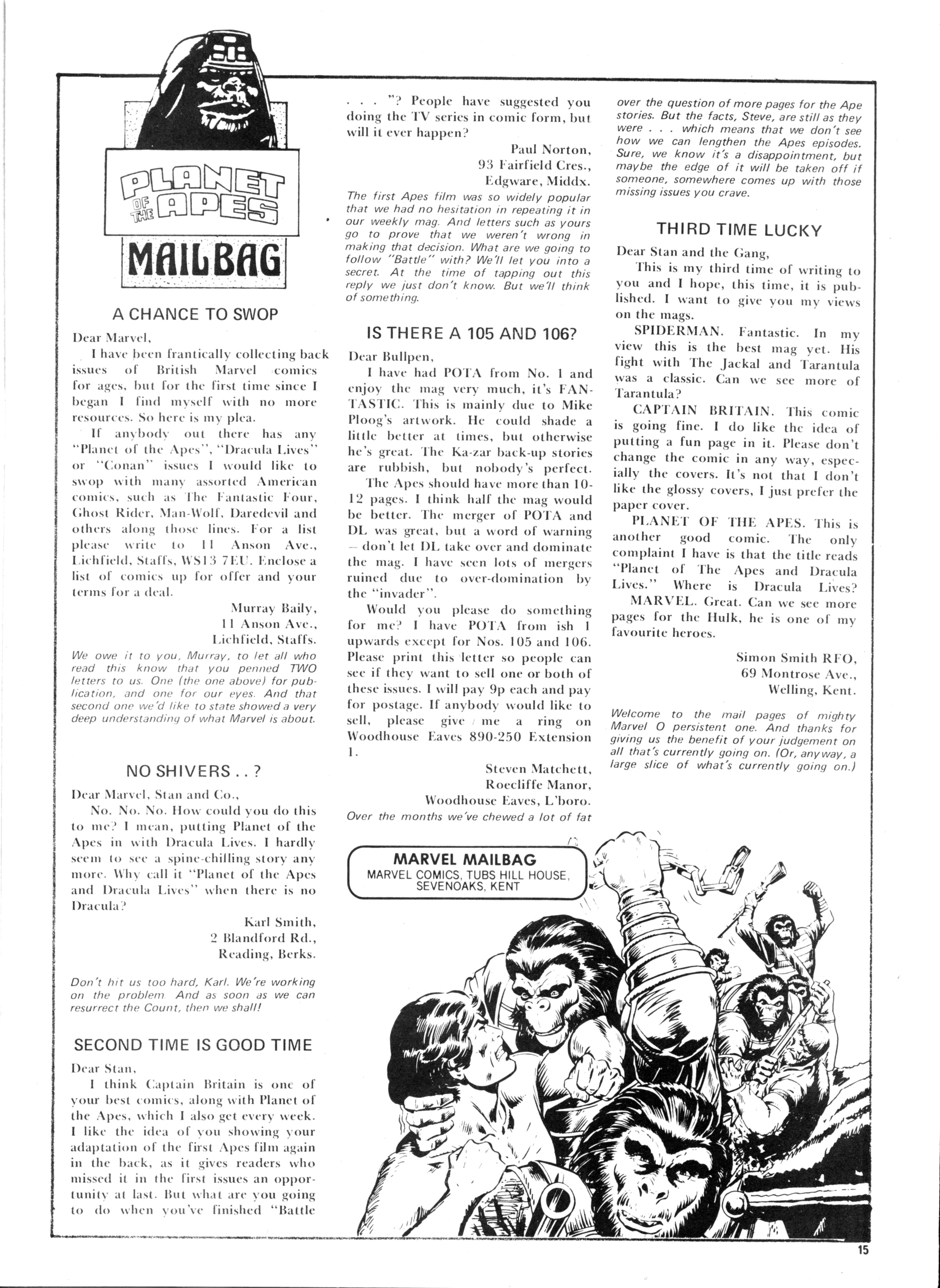 Read online Planet of the Apes (1974) comic -  Issue #123 - 15