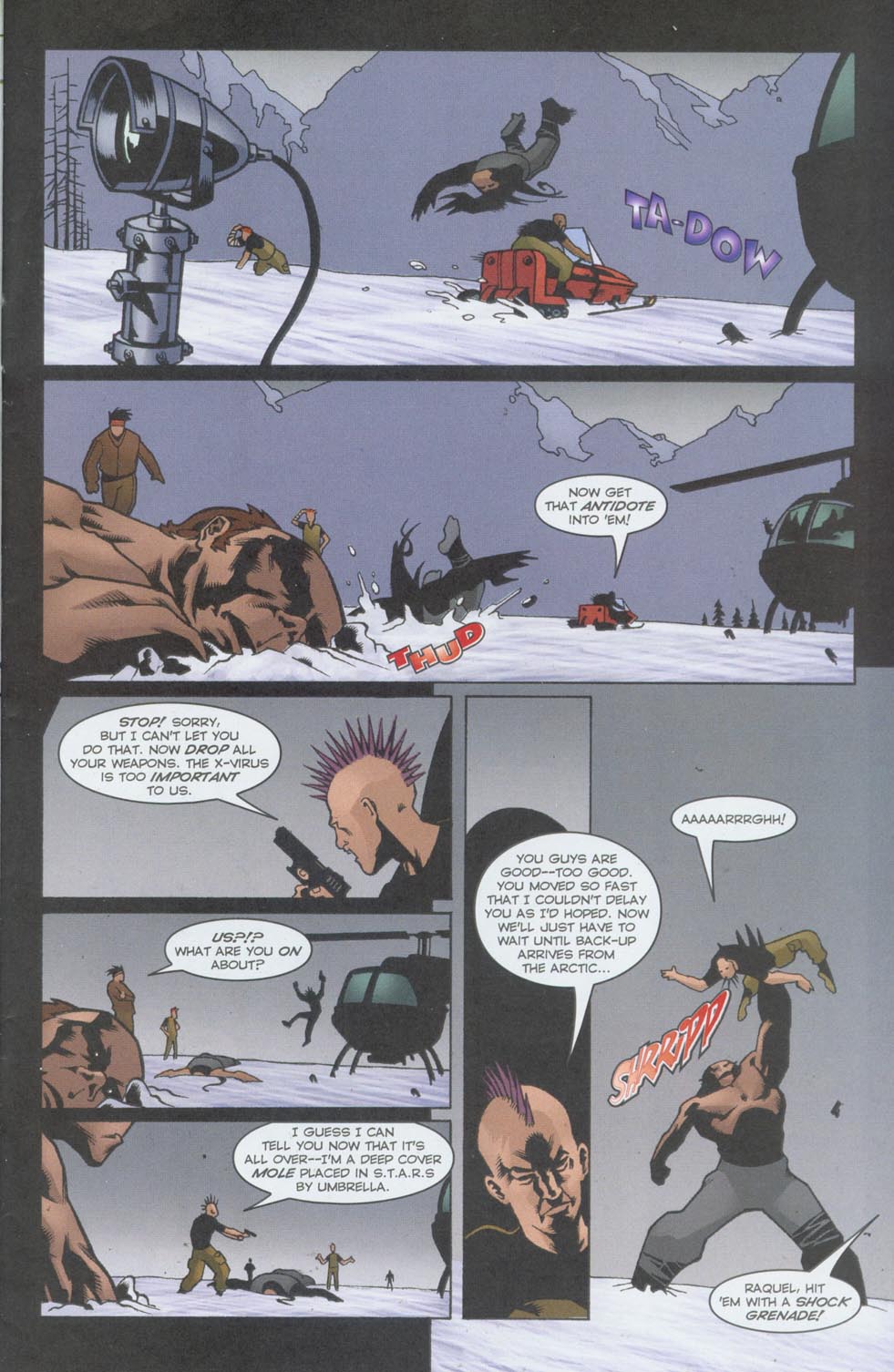 Read online Resident Evil: Fire and Ice comic -  Issue #4 - 21