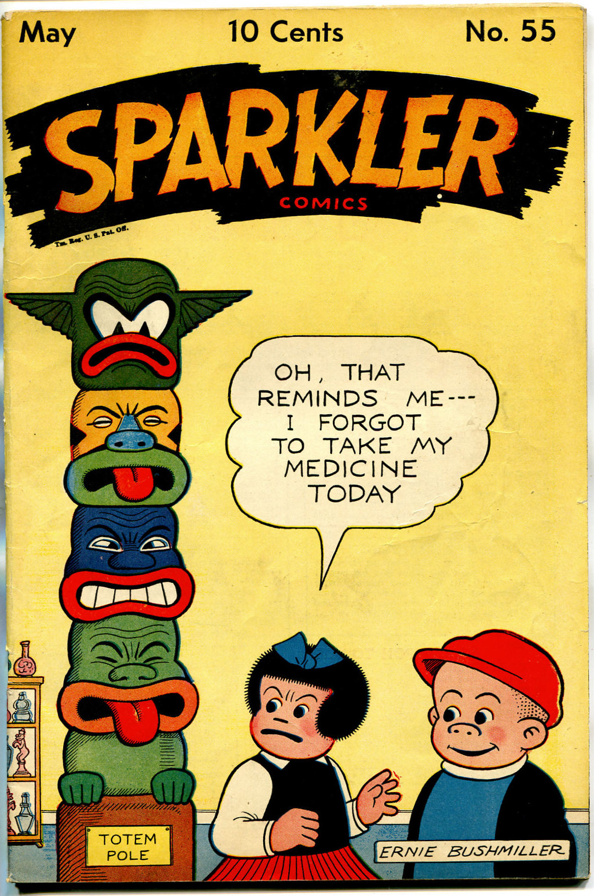 Read online Sparkler Comics comic -  Issue #55 - 1