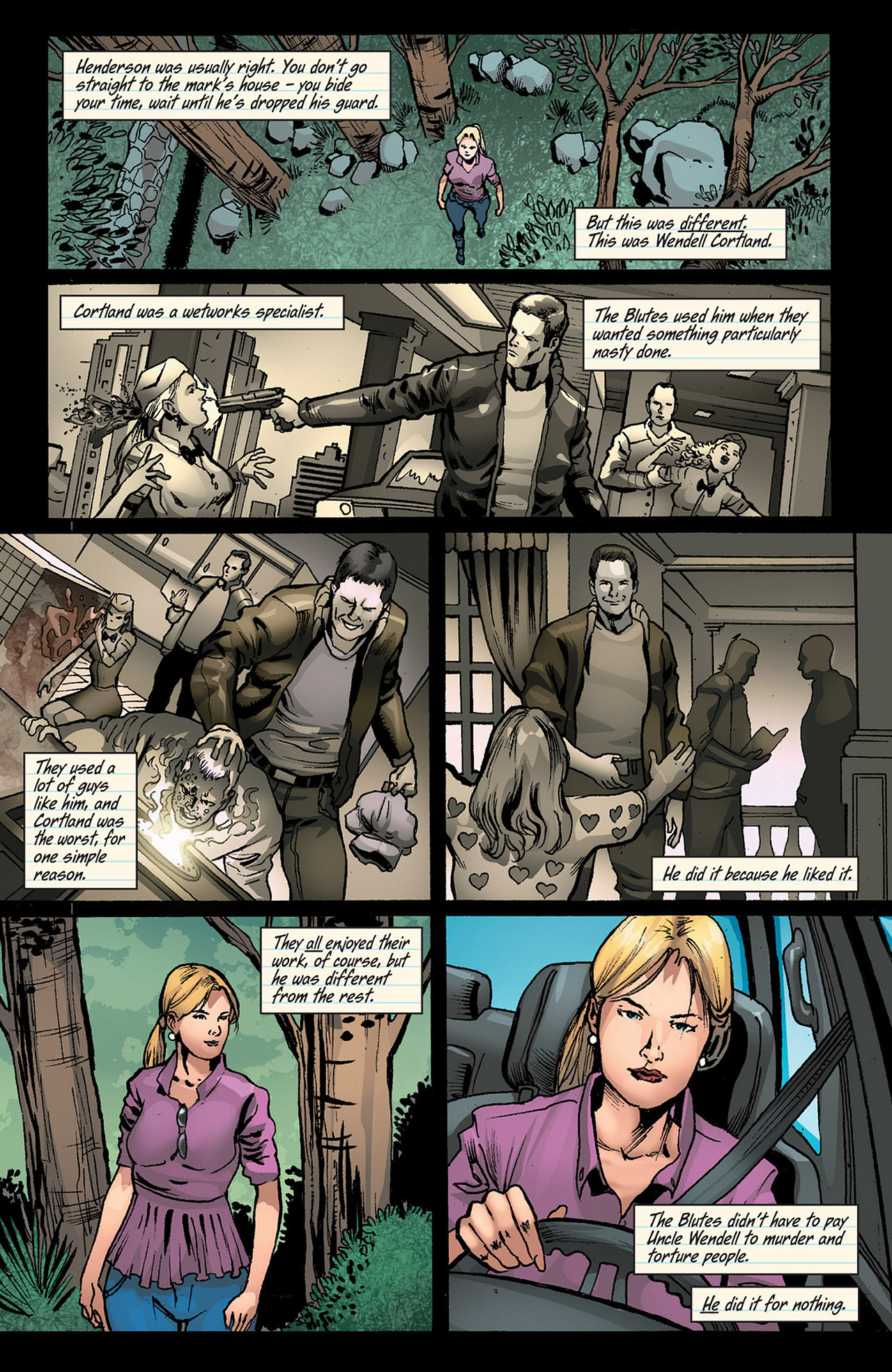 Read online Jennifer Blood: First Blood comic -  Issue #1 - 9
