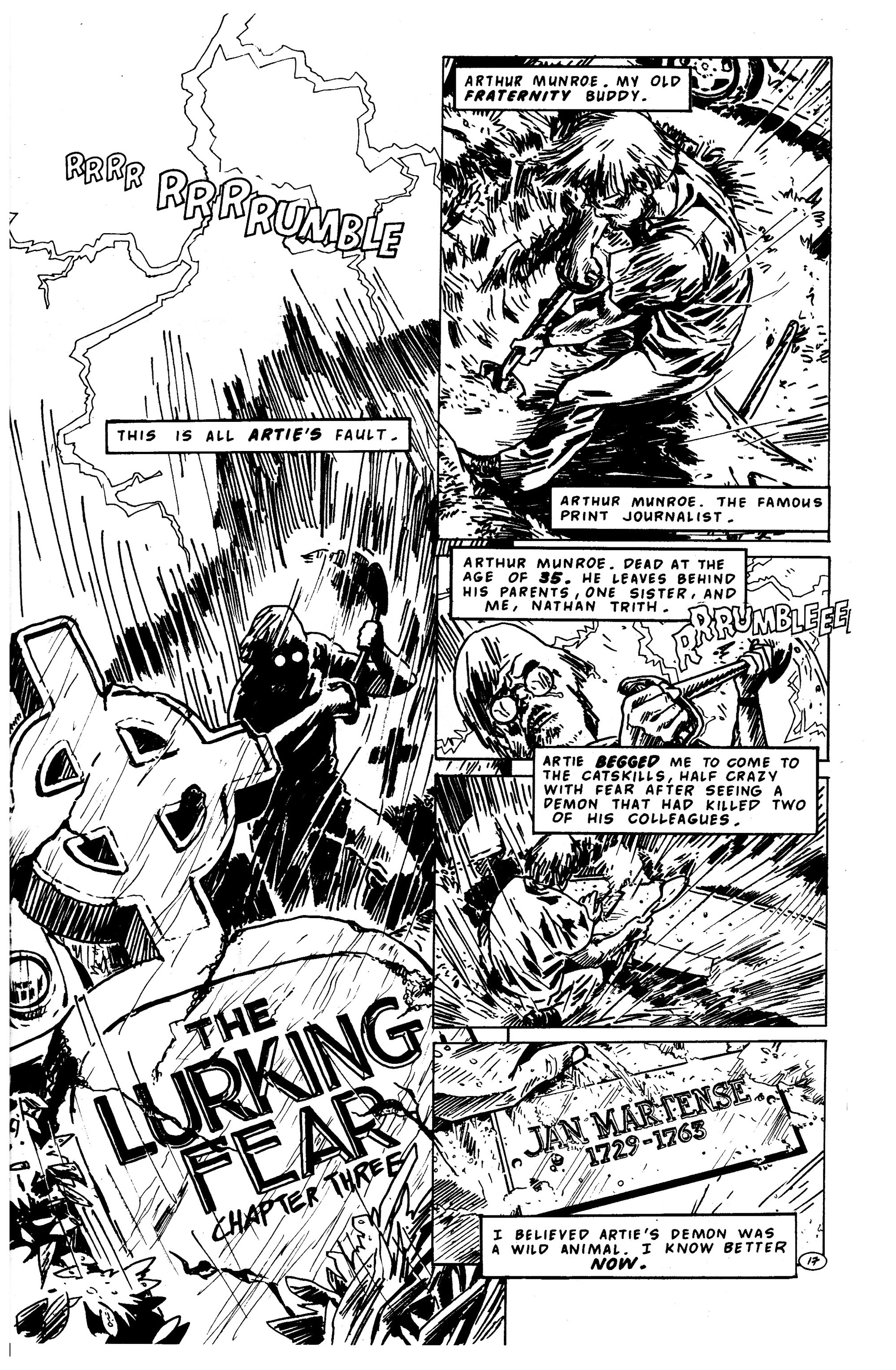 Read online Worlds of H.P. Lovecraft comic -  Issue # Issue The Lurking Fear - 19