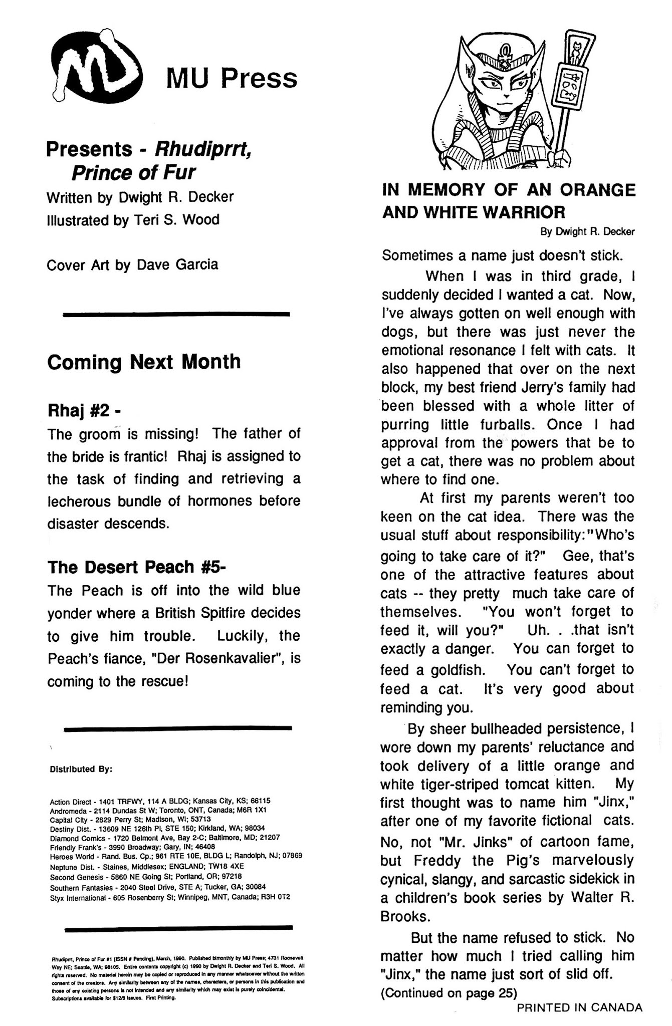 Read online Rhudiprrt, Prince of Fur comic -  Issue #1 - 2