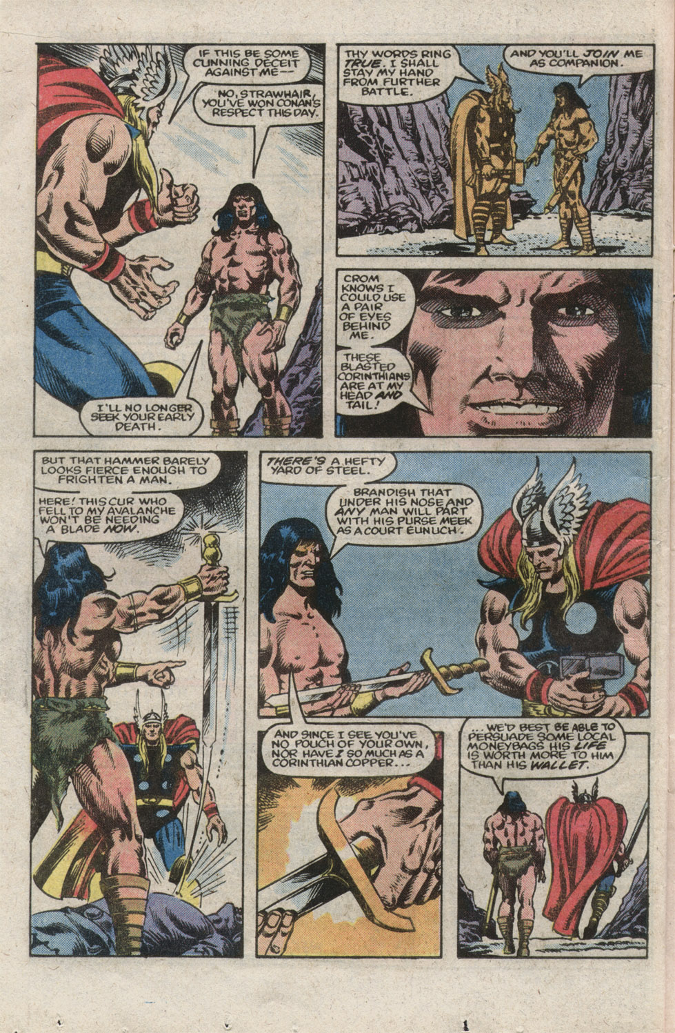 Read online What If? (1977) comic -  Issue #39 - Thor battled conan - 16