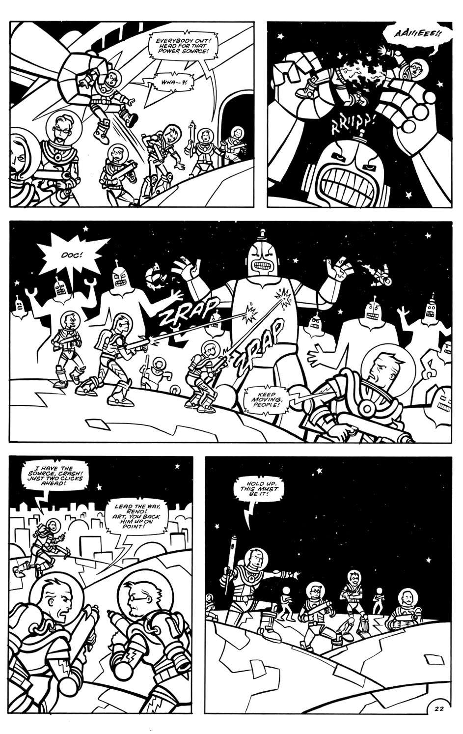Read online Crash Metro and The Star Squad comic -  Issue # Full - 23