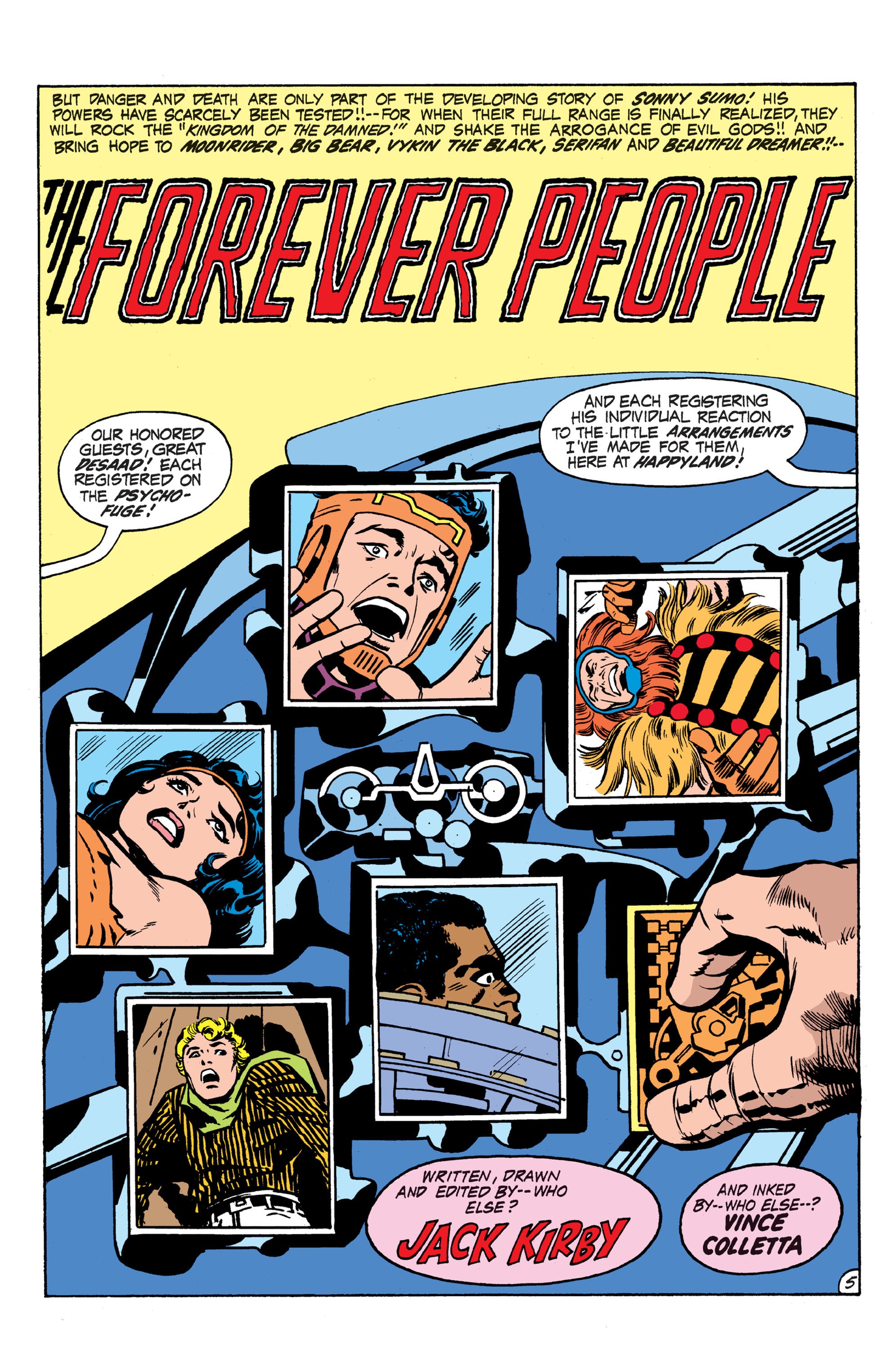 Read online The Forever People comic -  Issue #5 - 5