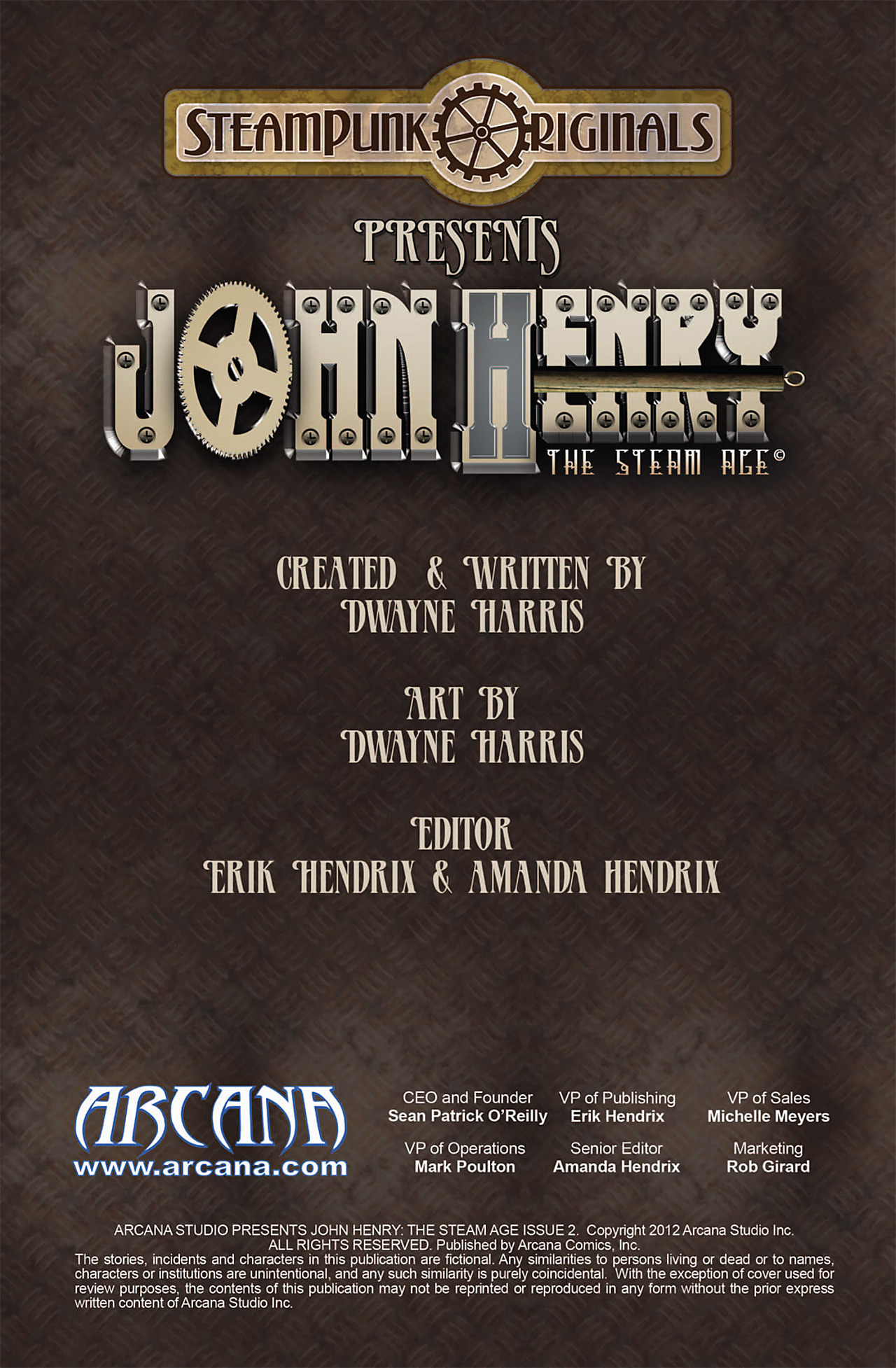 Read online John Henry comic -  Issue #2 - 2