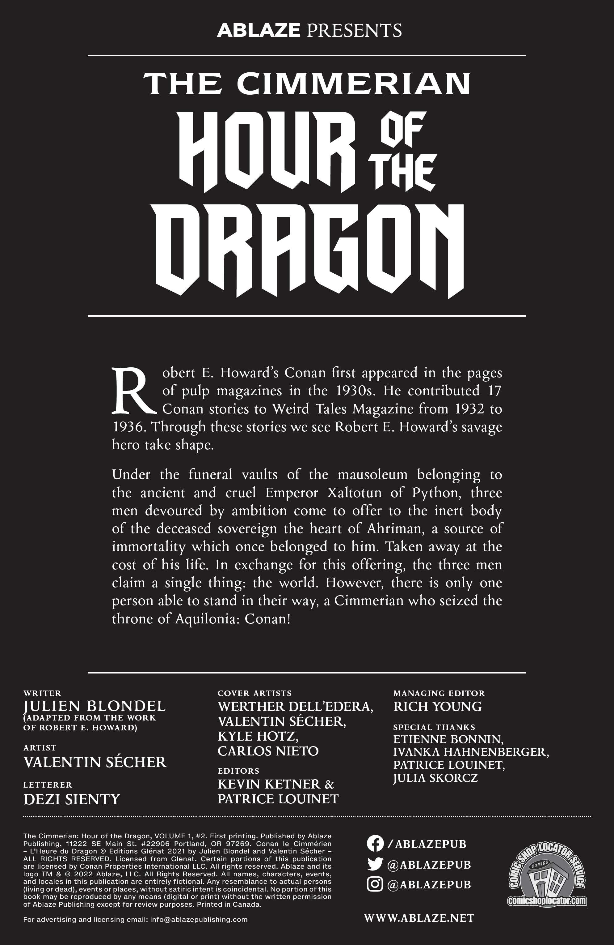 Read online The Cimmerian: Hour of the Dragon comic -  Issue #2 - 2