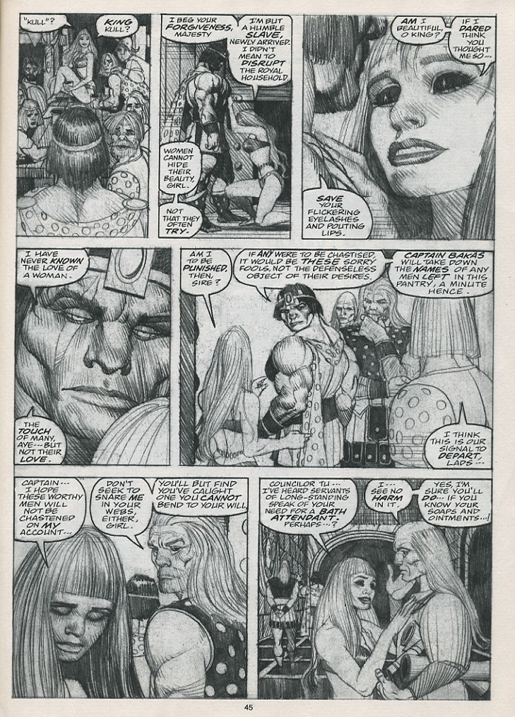 Read online The Savage Sword Of Conan comic -  Issue #215 - 47
