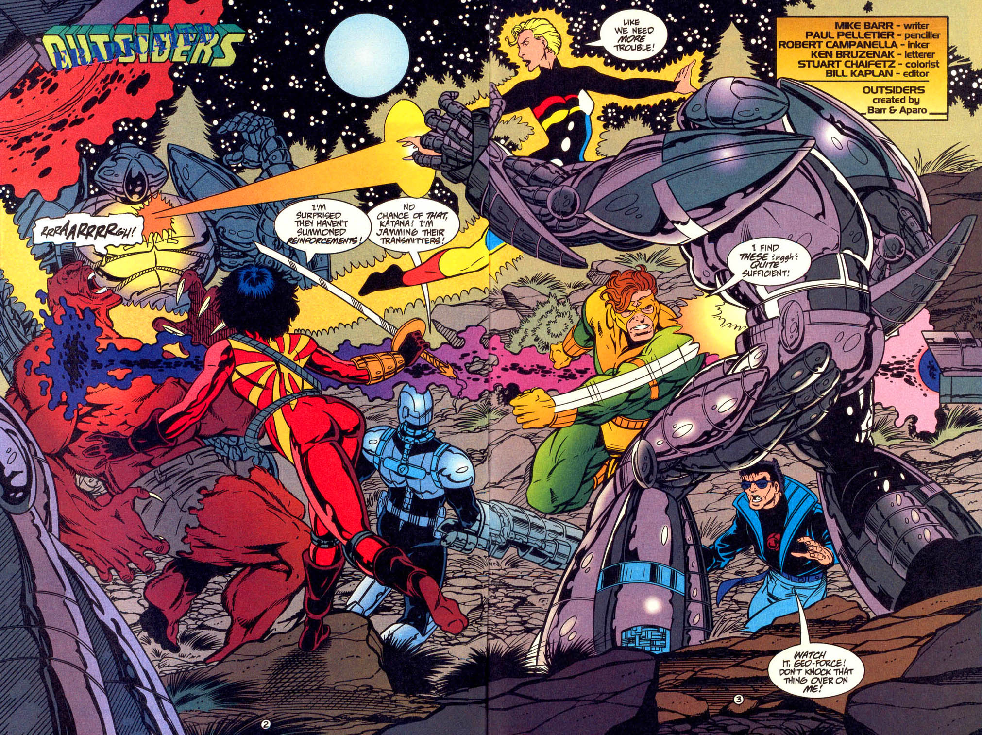 Read online Outsiders (1993) comic -  Issue #3 - 3