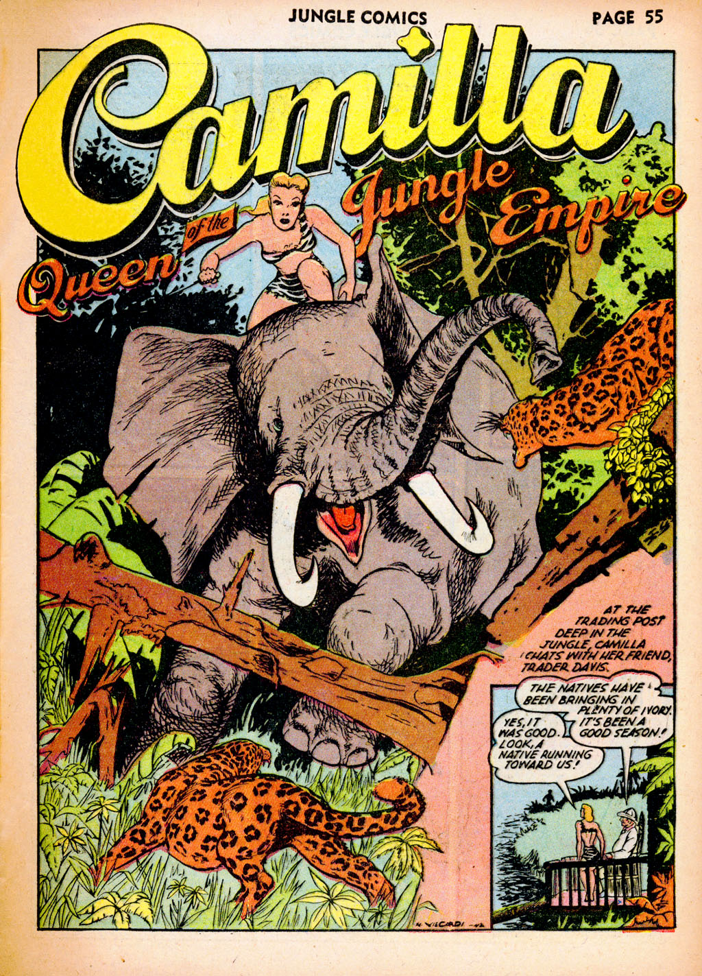 Read online Jungle Comics comic -  Issue #37 - 57
