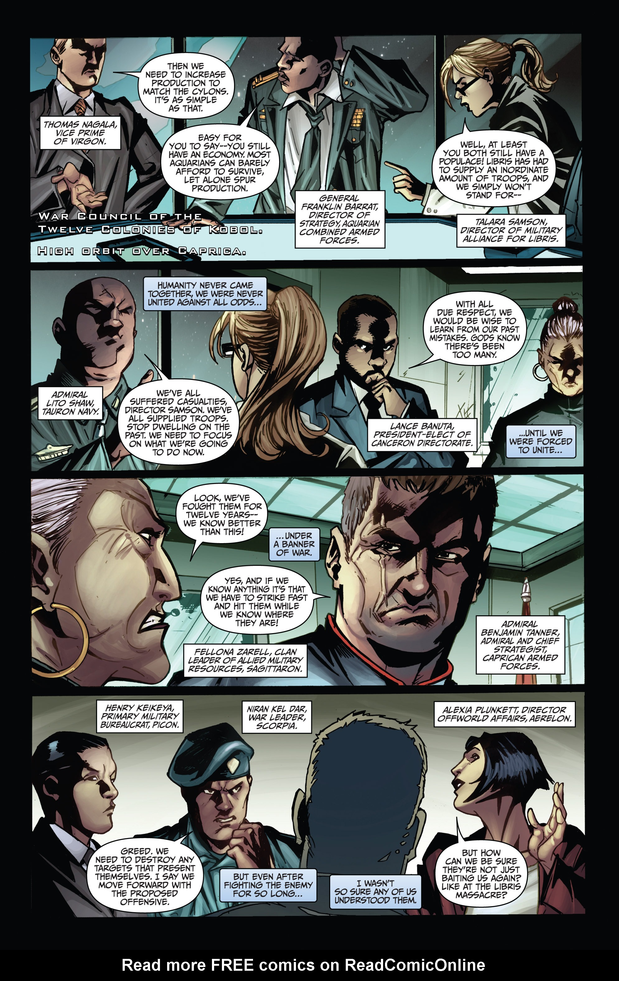 Read online Battlestar Galactica: Cylon War comic -  Issue #4 - 4