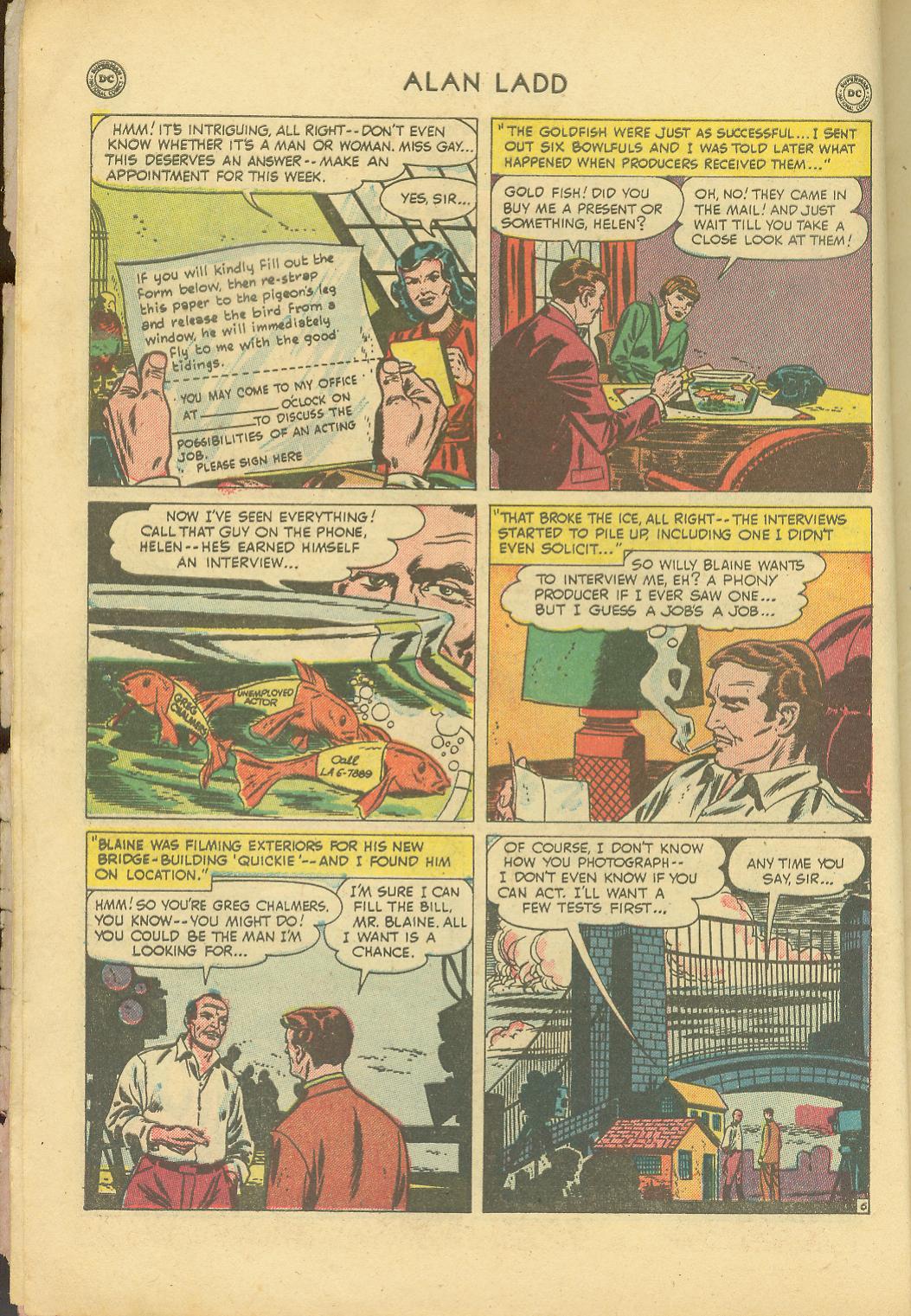 Read online Adventures of Alan Ladd comic -  Issue #7 - 8