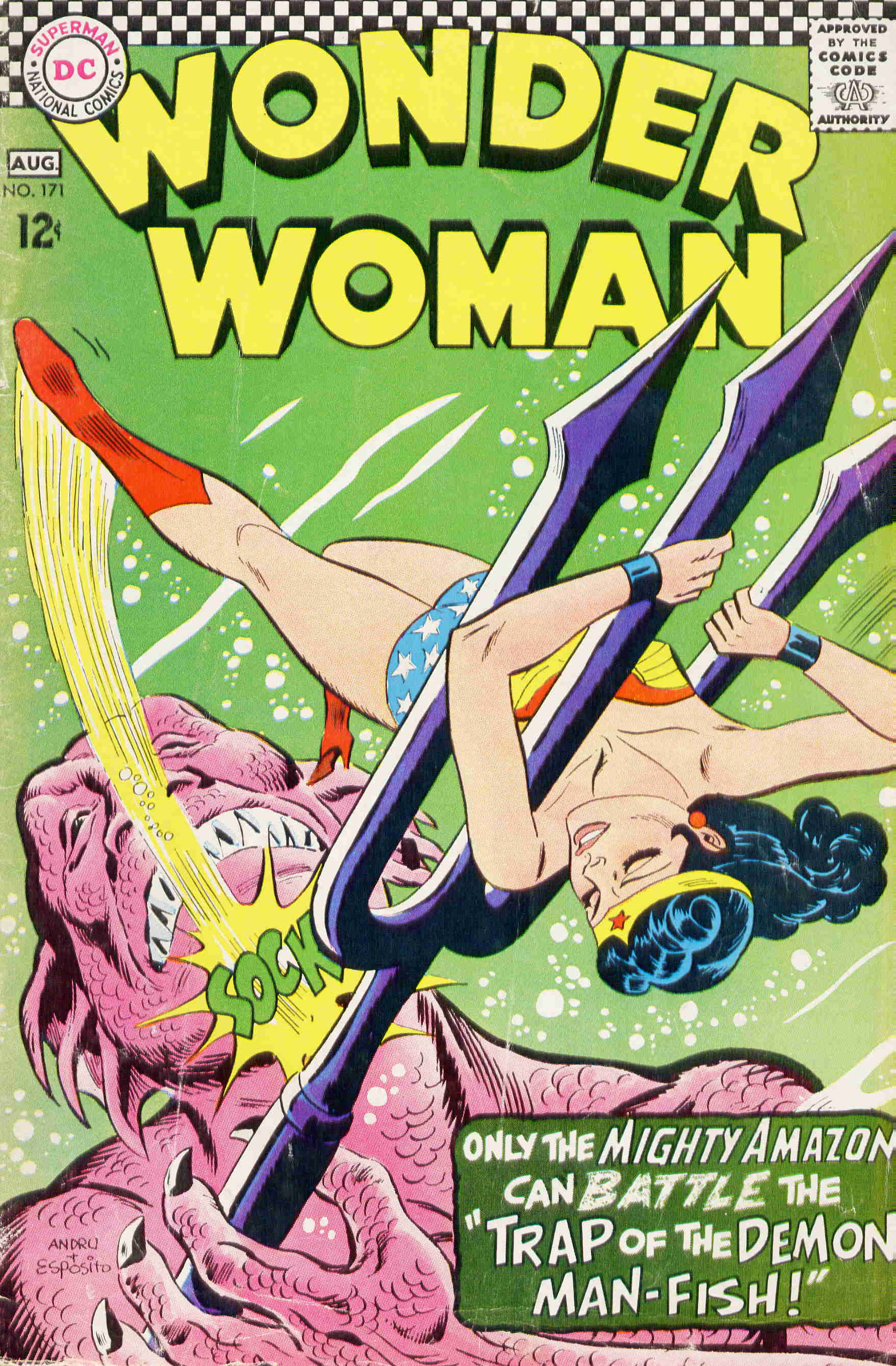 Read online Wonder Woman (1942) comic -  Issue #171 - 1