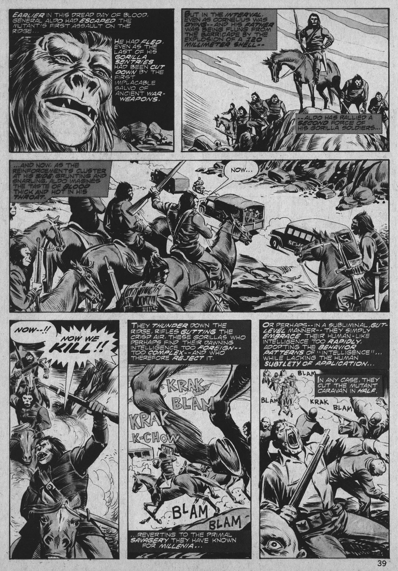 Read online Planet of the Apes comic -  Issue #27 - 38
