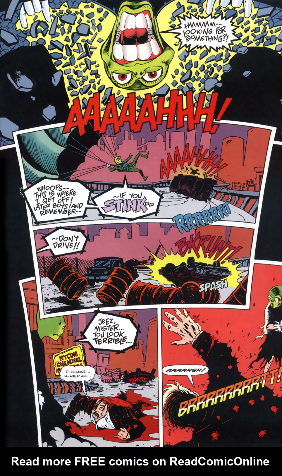 Read online The Mask: The Hunt for Green October comic -  Issue #4 - 17