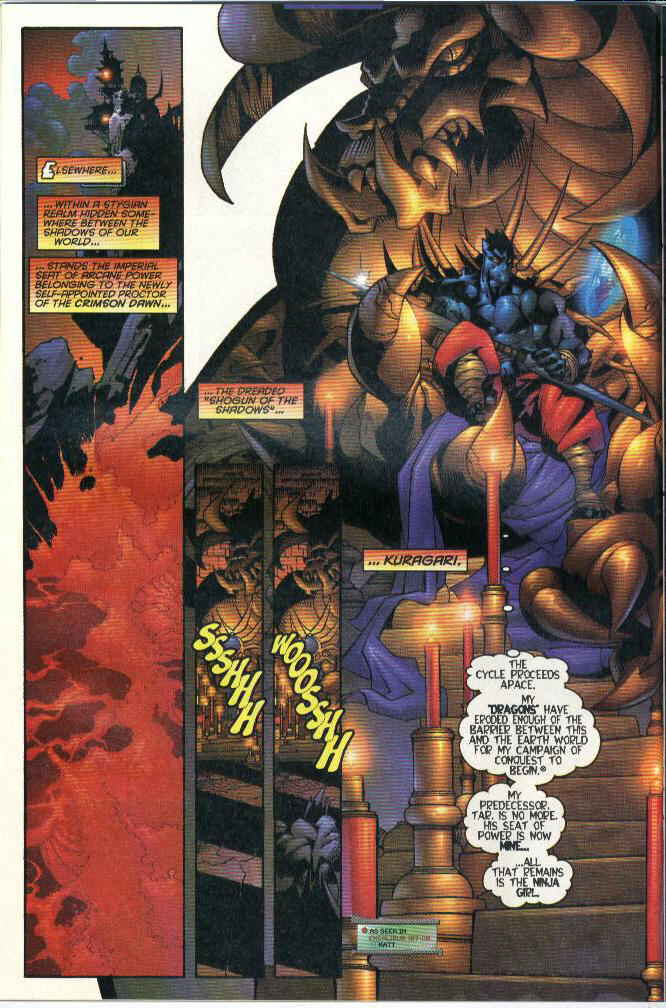 Psylocke & Archangel Crimson Dawn issue 1 - Page 15