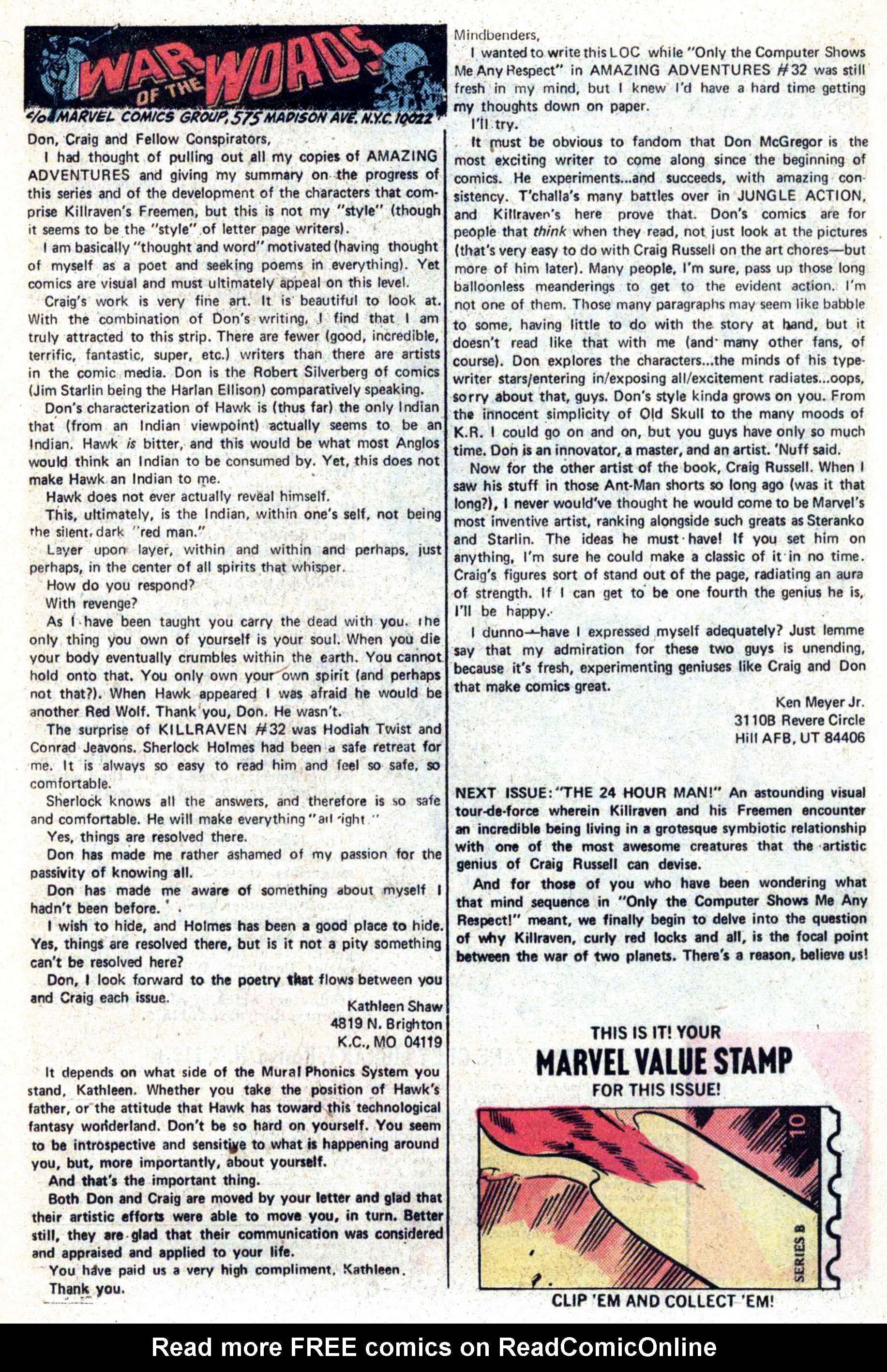 Read online Amazing Adventures (1970) comic -  Issue #34 - 21