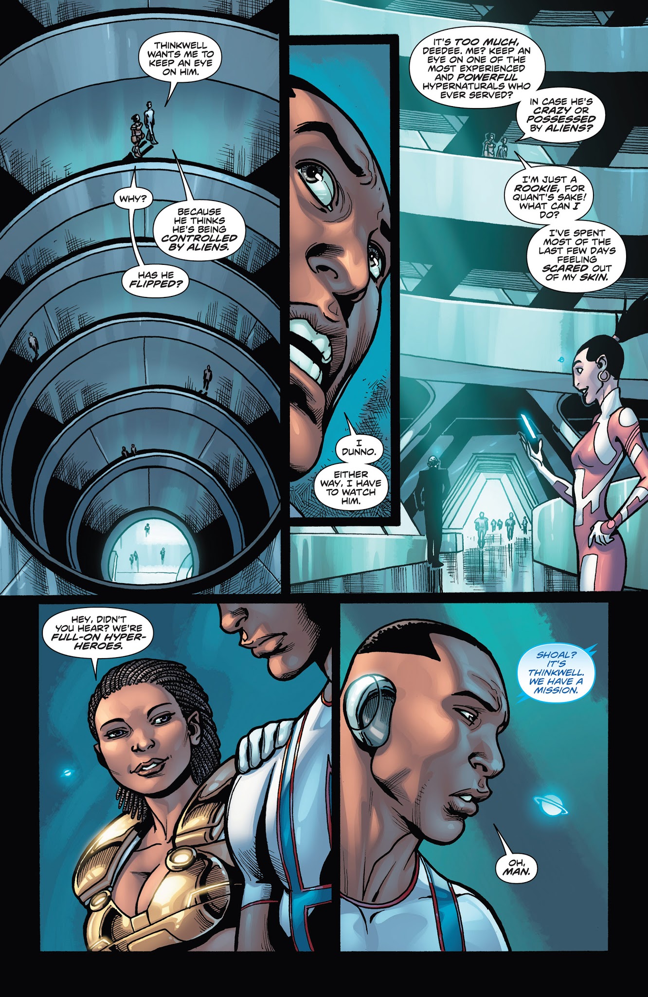 Read online The Hypernaturals comic -  Issue #10 - 19