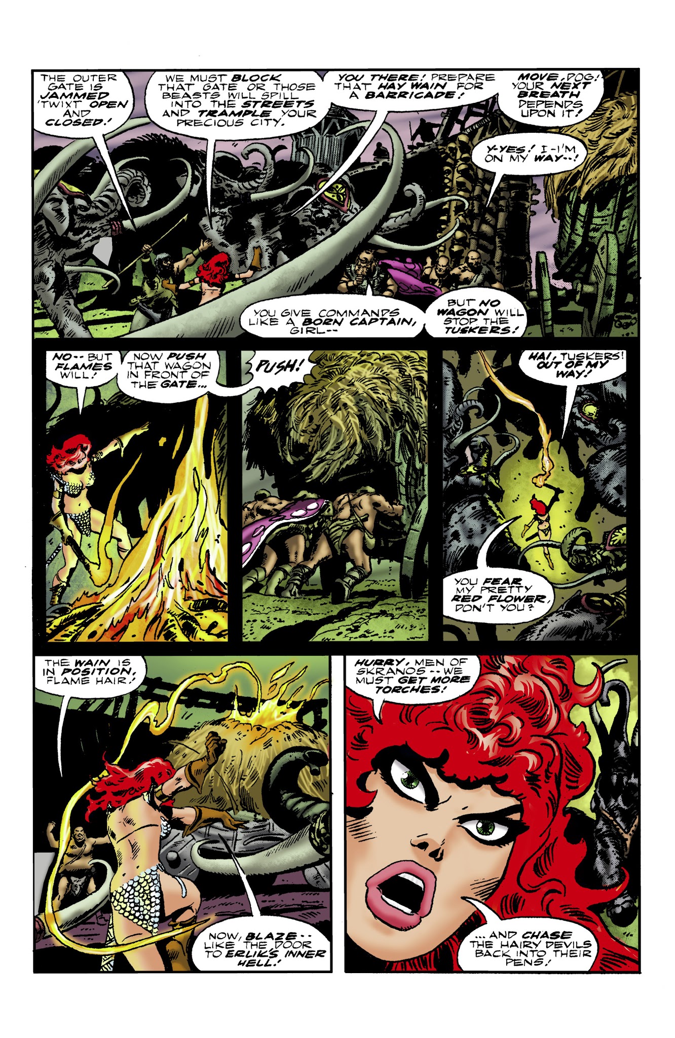 Read online The Adventures of Red Sonja comic -  Issue # TPB 2 - 118