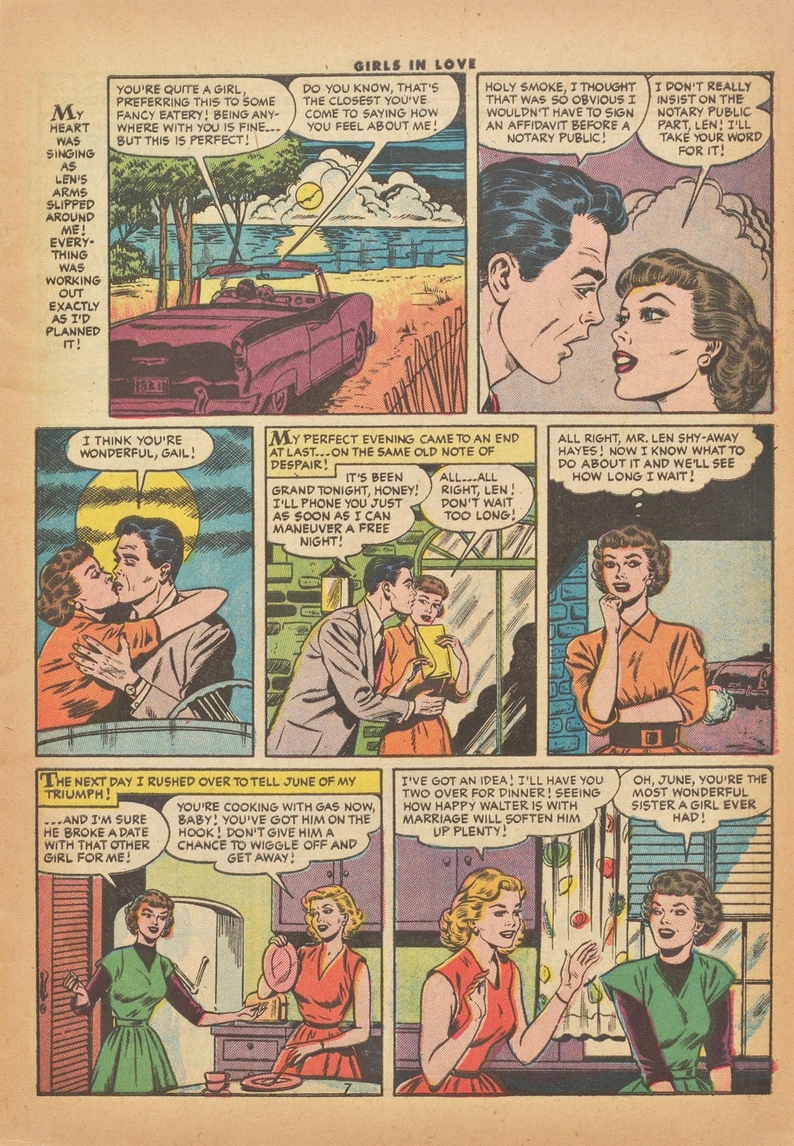 Read online Girls in Love (1955) comic -  Issue #51 - 9