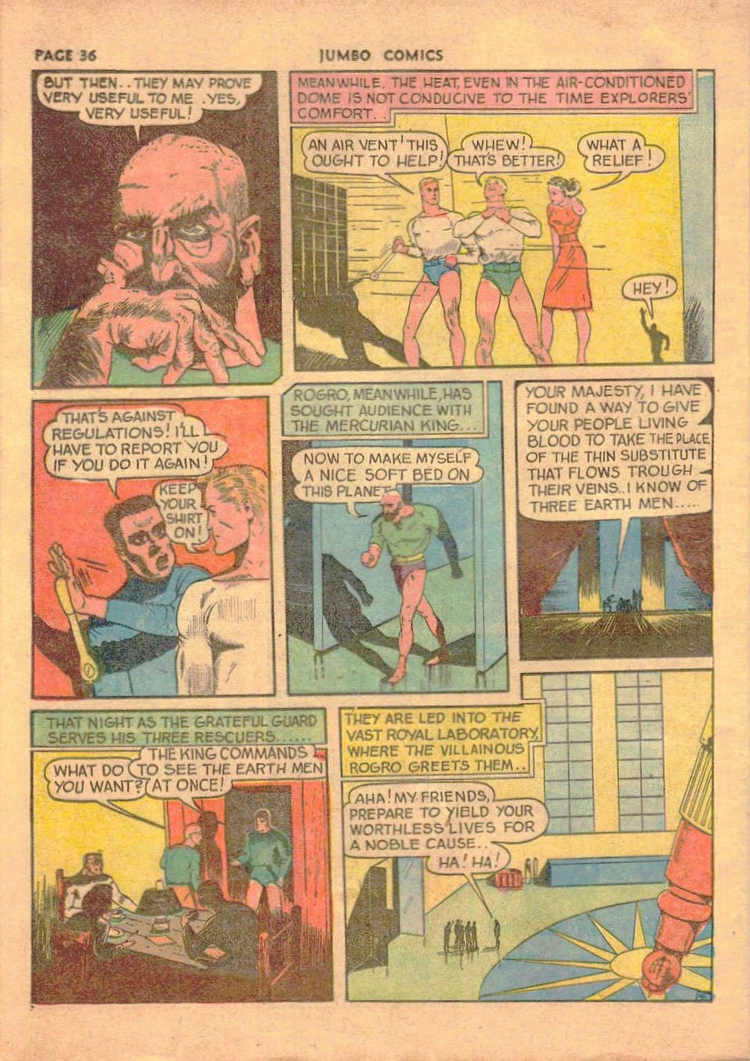 Read online Jumbo Comics comic -  Issue #19 - 38