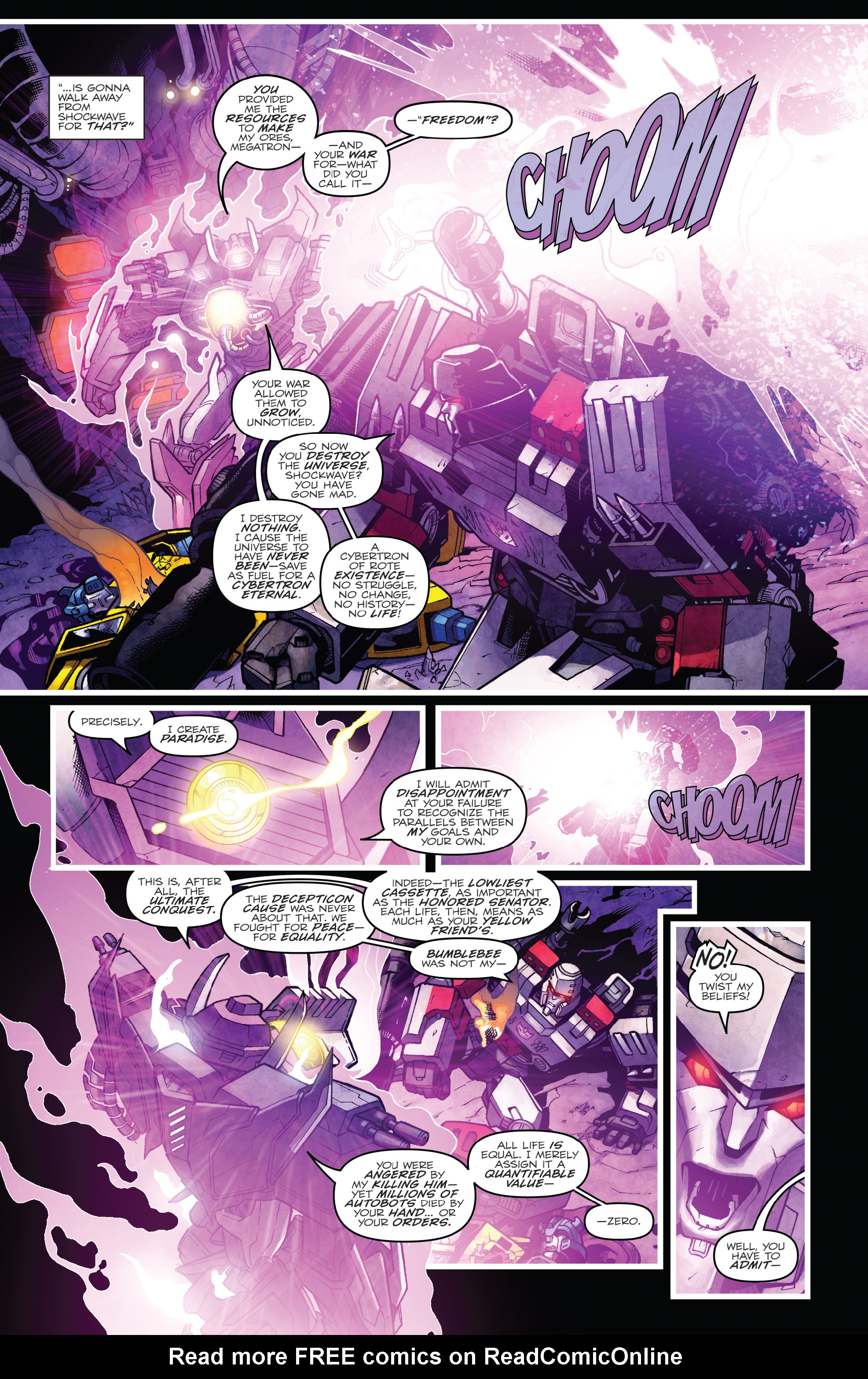 Read online The Transformers: Dark Cybertron Finale comic -  Issue # Full - 130