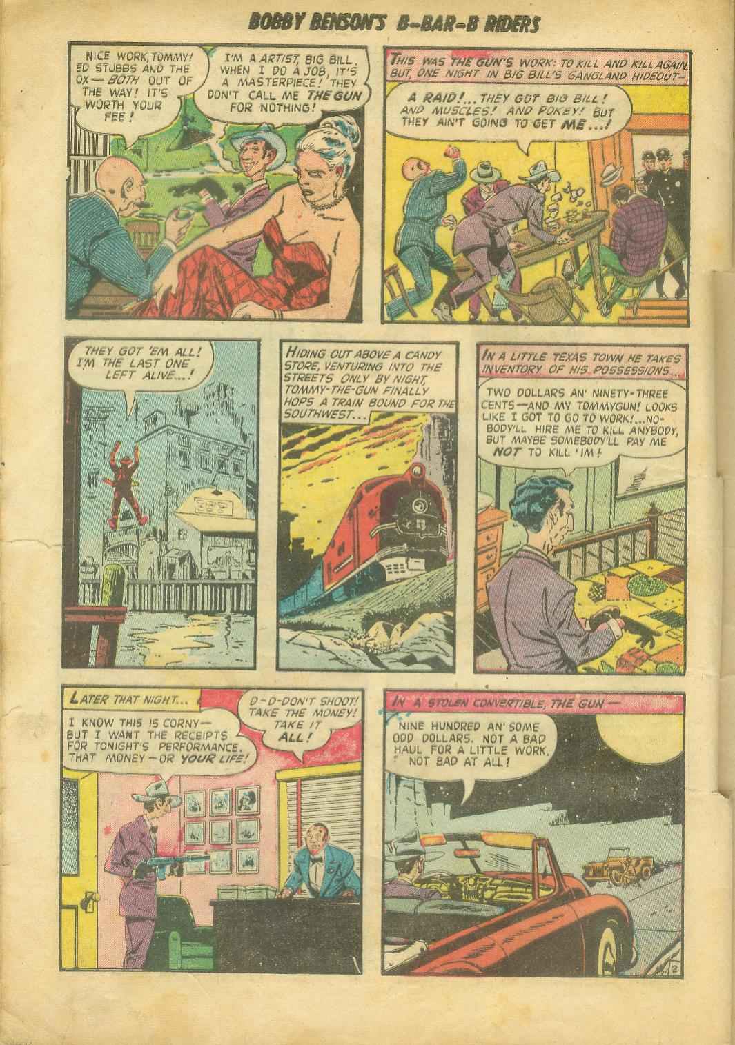 Read online Bobby Benson's B-Bar-B Riders comic -  Issue #8 - 20